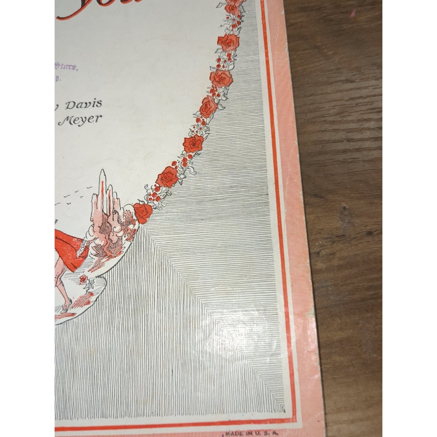 Vintage Sheet Music 1926 - FALLING in Love With You Davis/Meyer