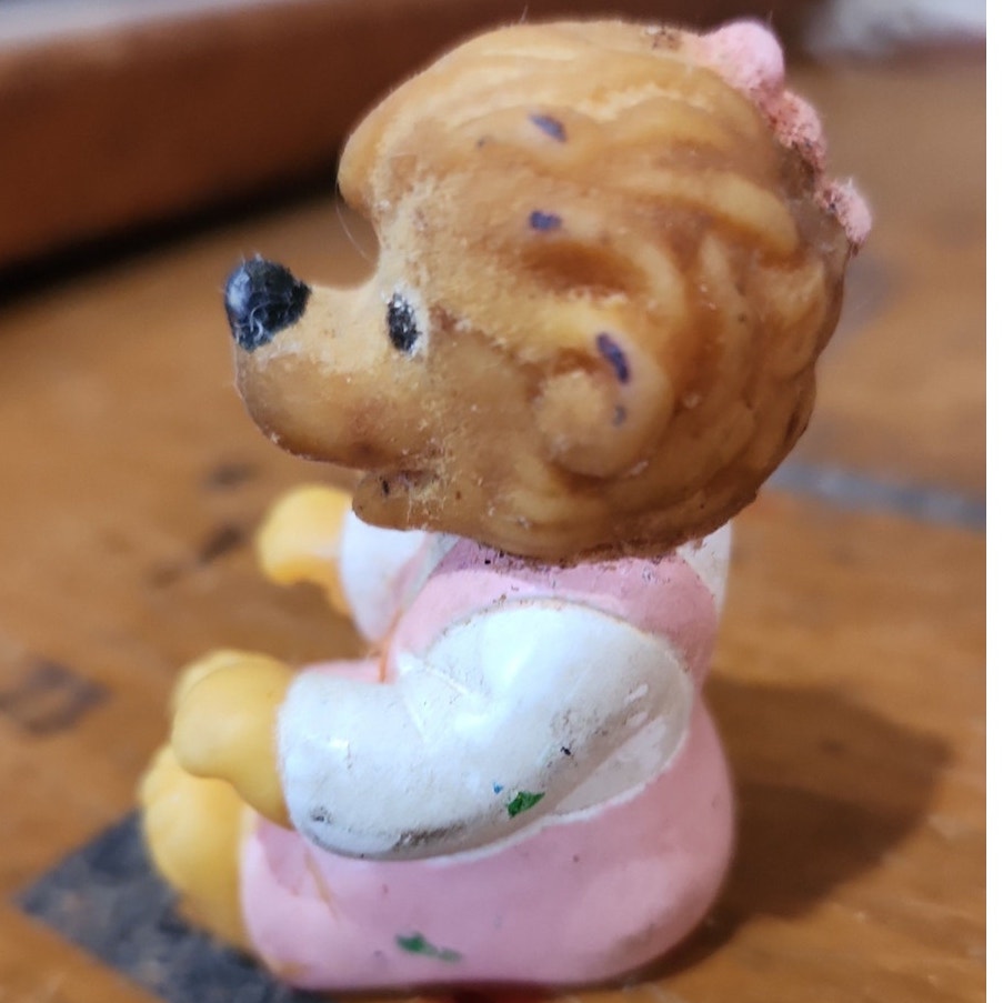 Vintage 1980s Berenstain Bears Figures Figurines Mom Daughter Son