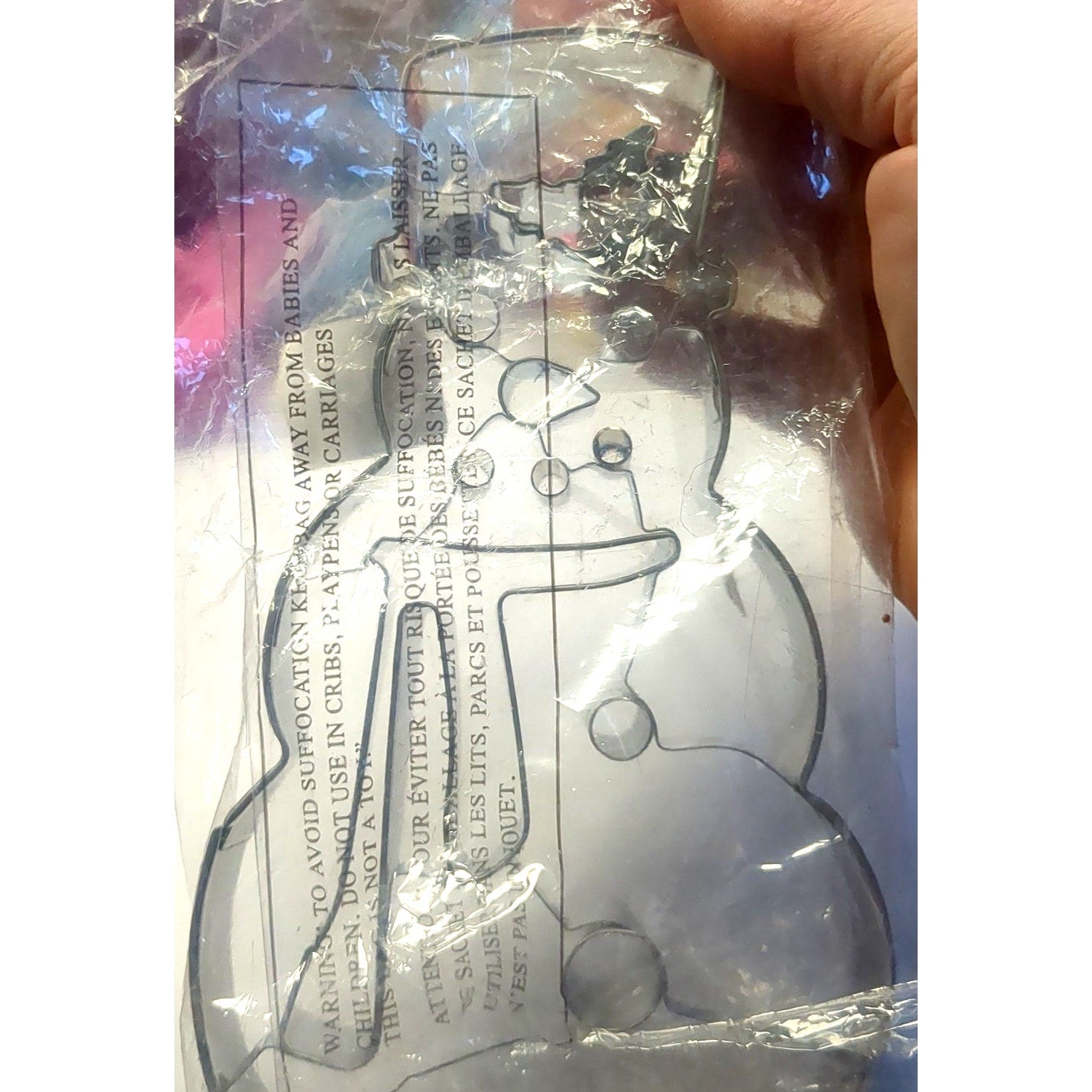 Vintage Williams-Sonoma Giant Snowman Cookie Cutter Large and Detailed WS10