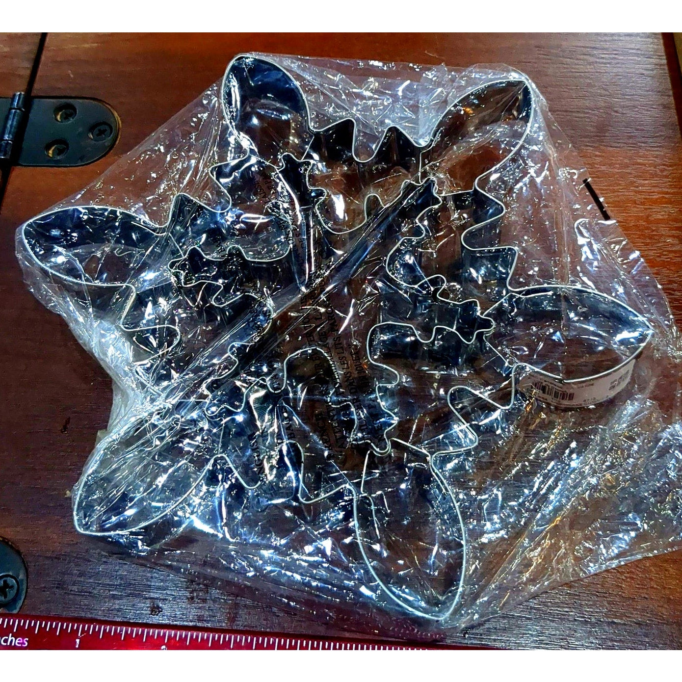 Vintage Williams-Sonoma Large Detailed Cookie Cutter 7 3/4" Snowflake Cut-Out 2 WS16