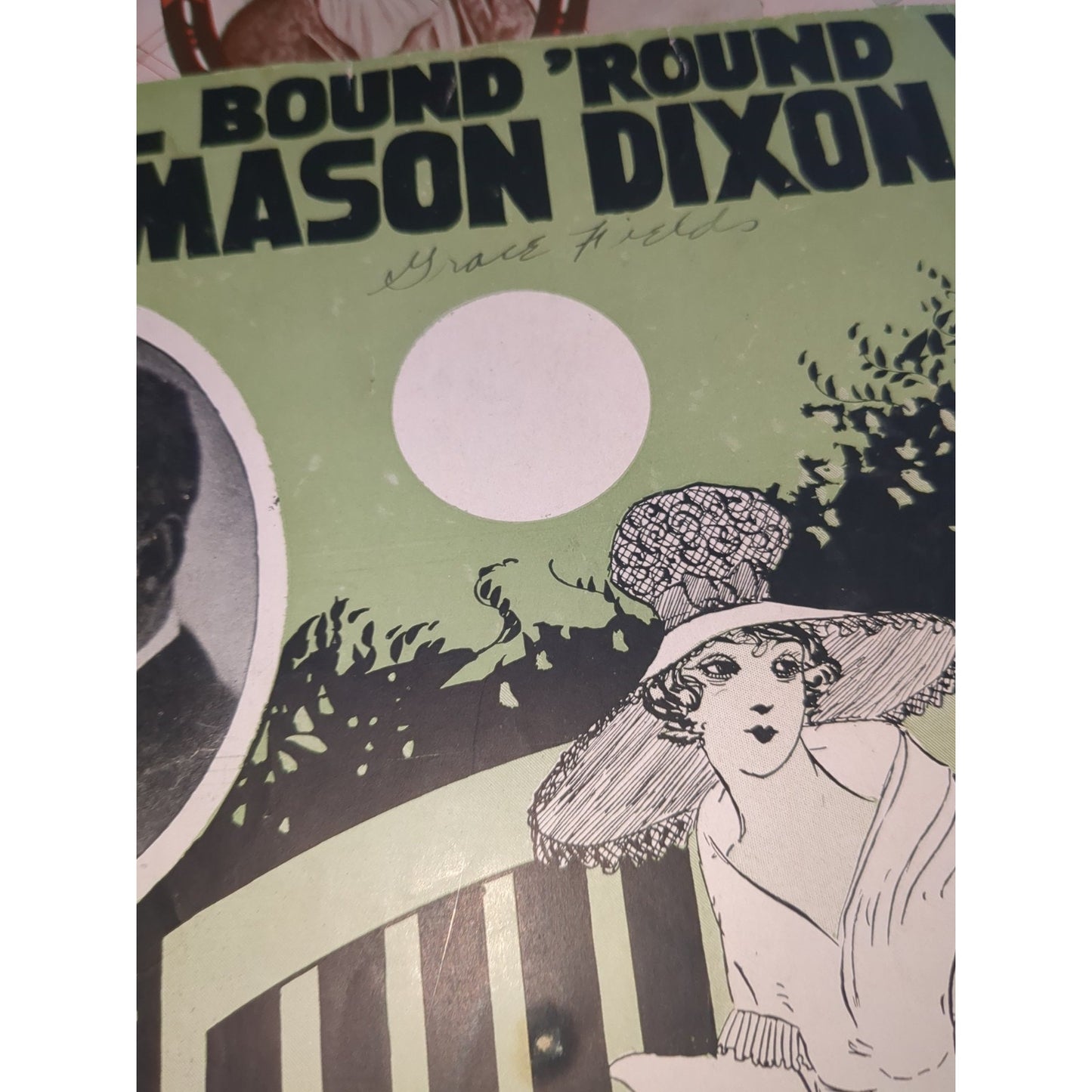 Lot Of Three Vintage Sheet Music. Dixie Blues, Mason Dixon Line, Mother Dixie &
