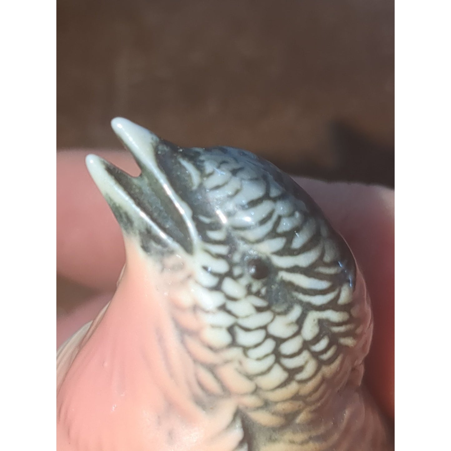 Vintage Karl Ens Porcelain Wren Bird On Branch Figurine