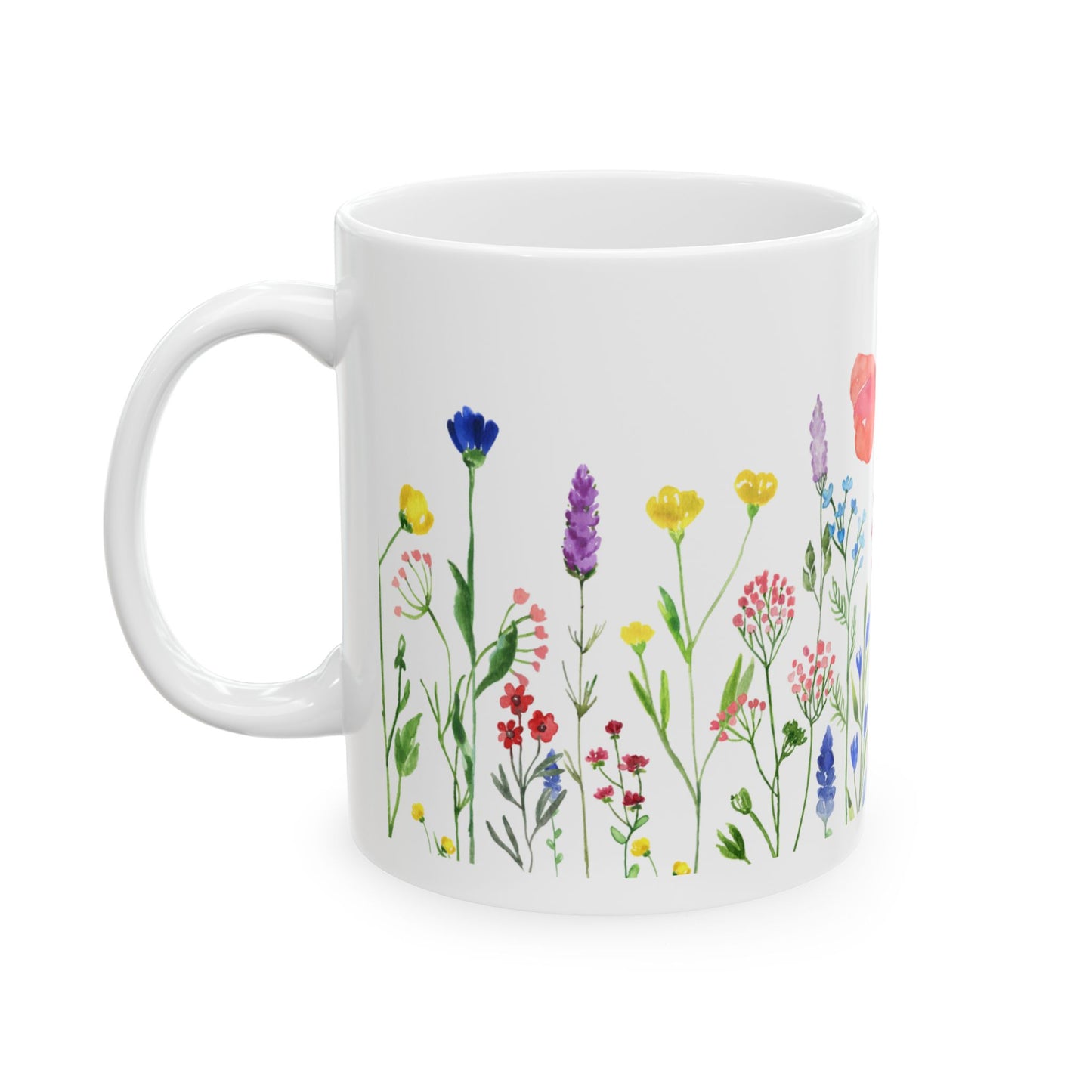Flowers Ceramic Mug 11oz