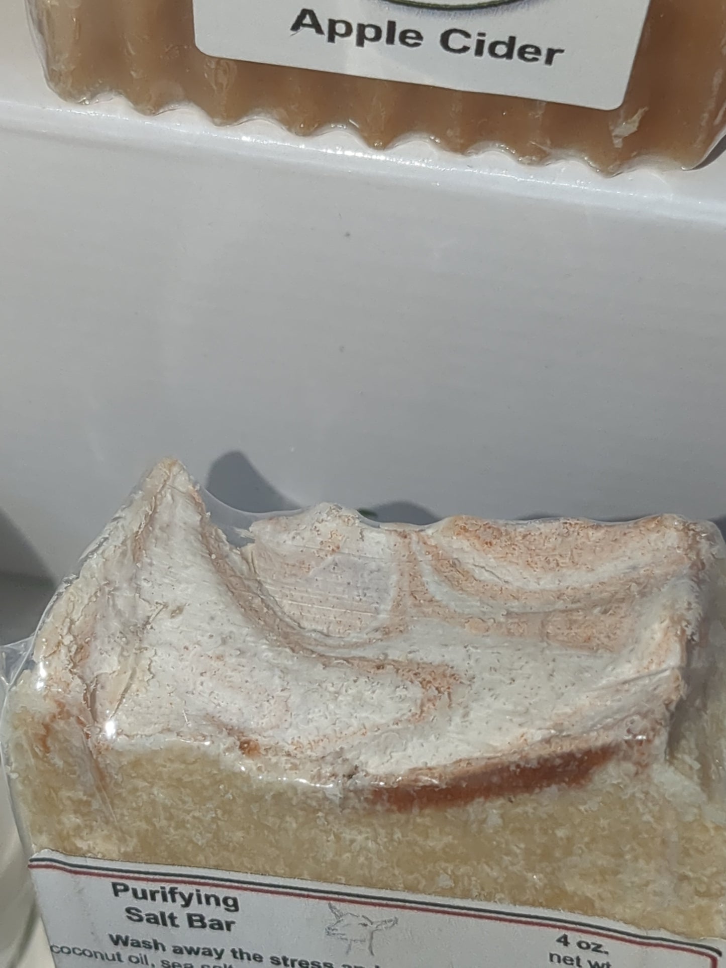 UN1 Utterly naked goat milk soap Purifying Salt Bar