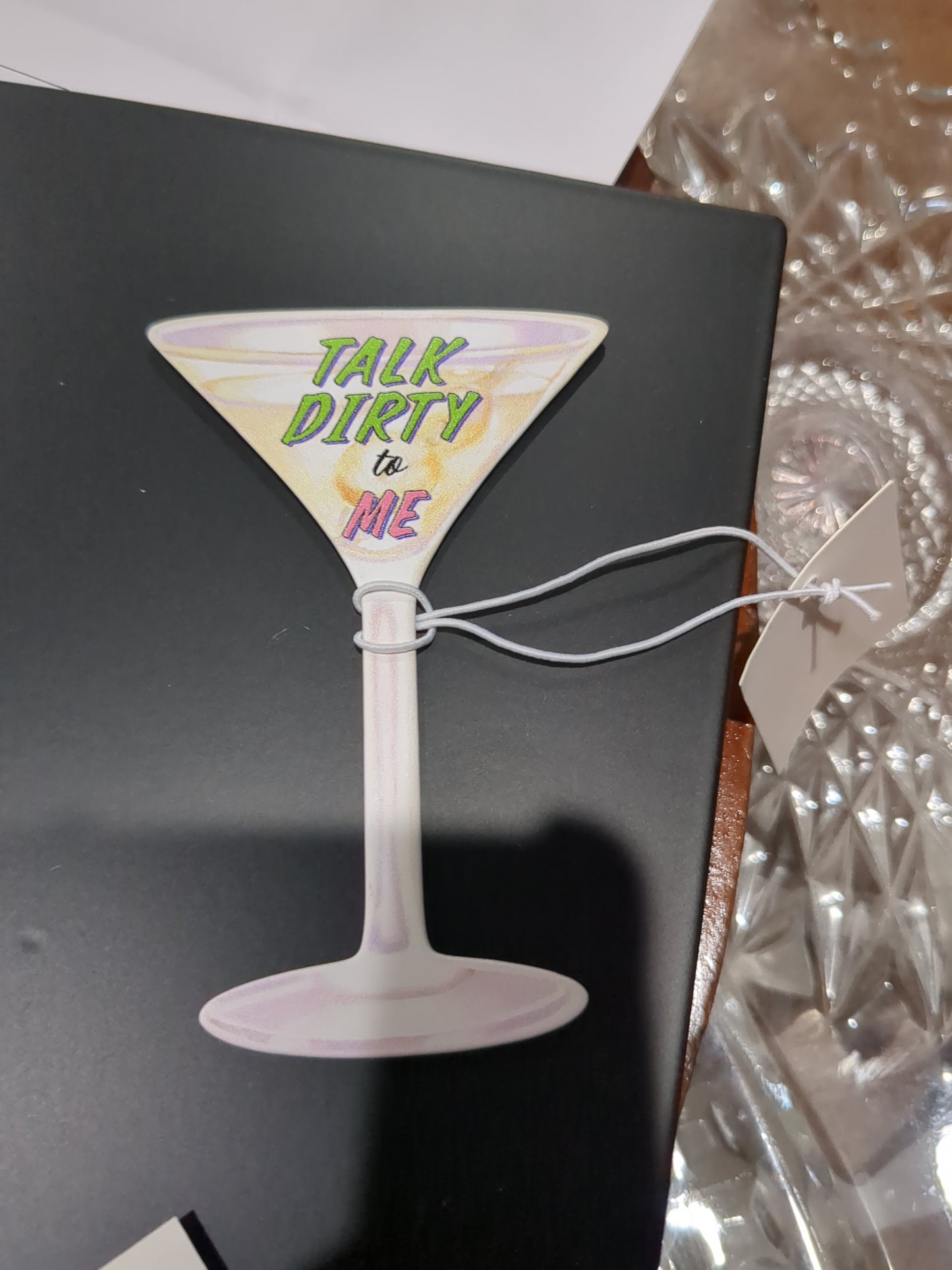Mg1 Drink dirty to me martini metal magnet