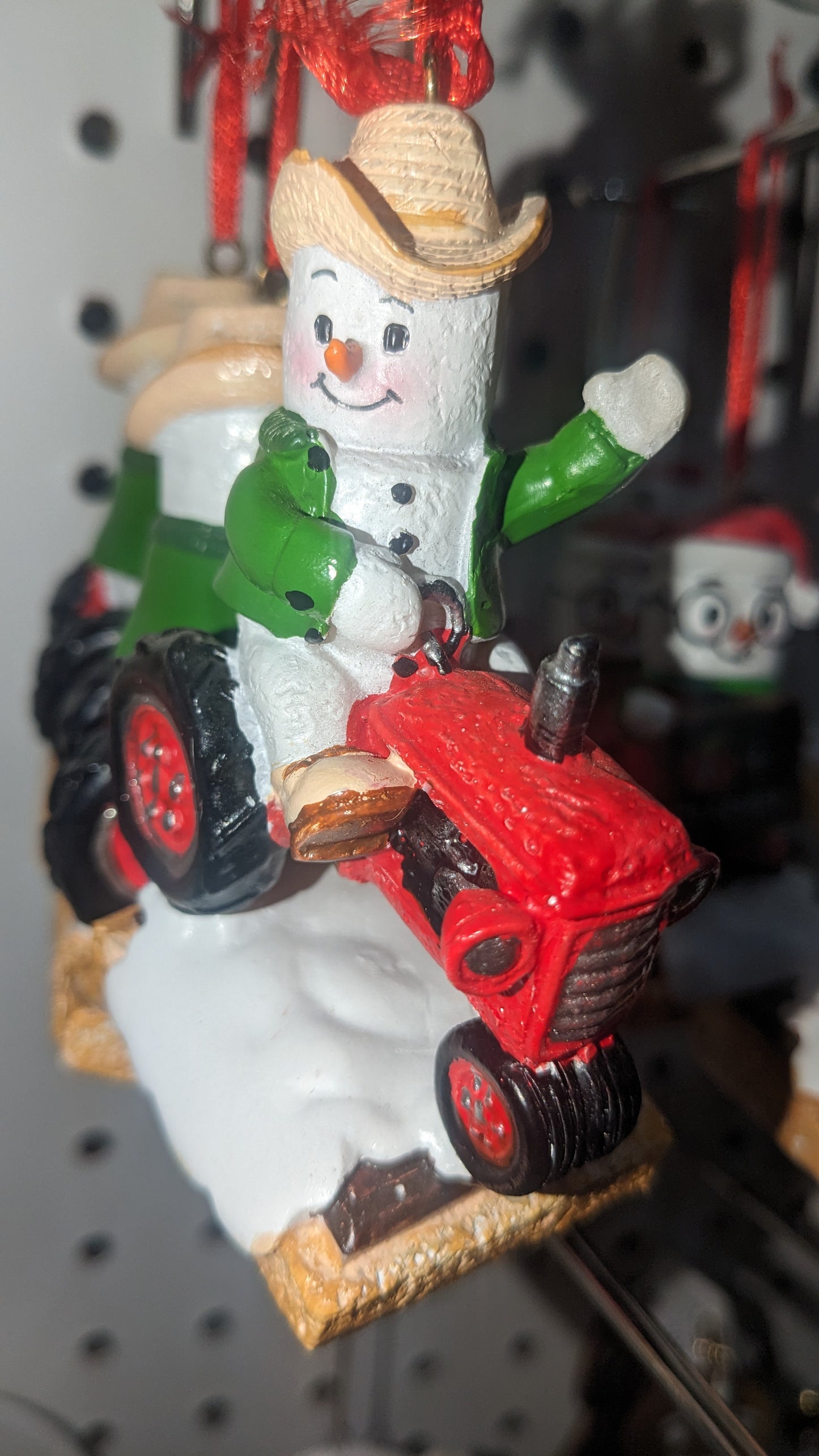 Marshmallow Farmer Ornament