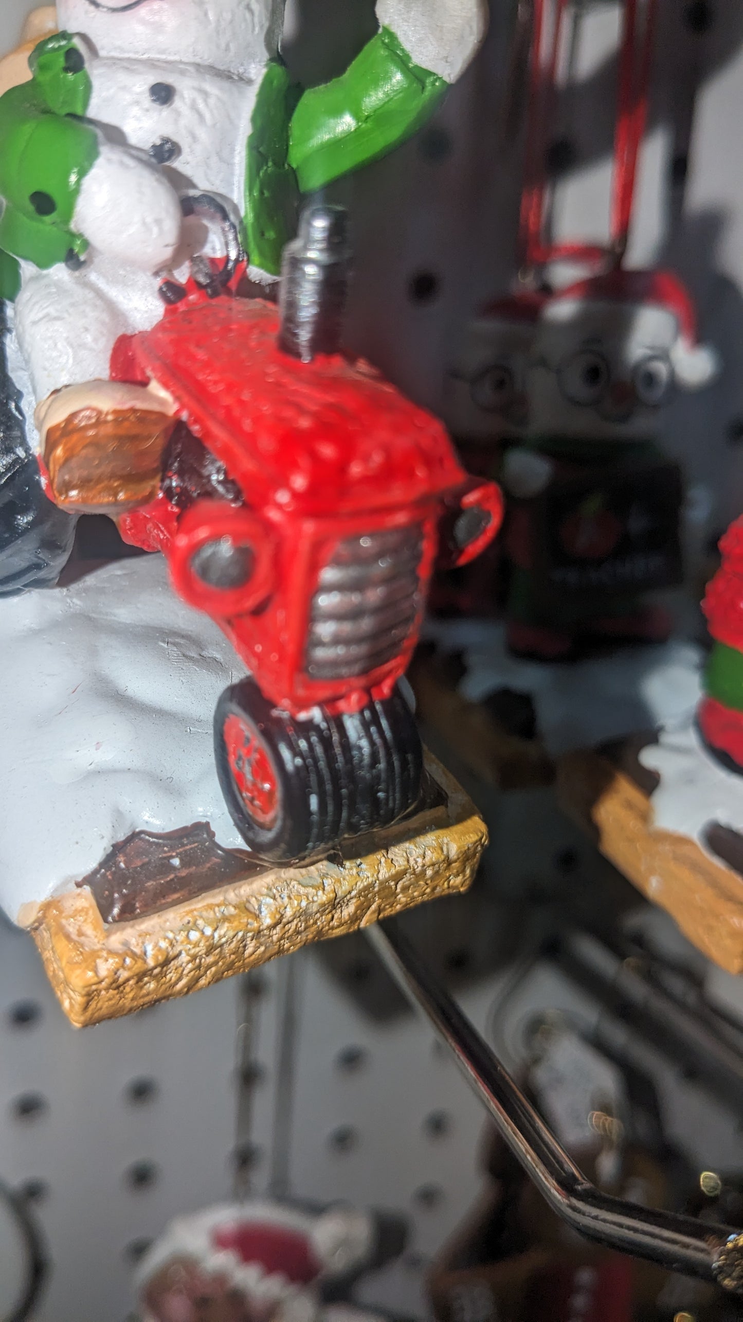 Marshmallow Farmer Ornament
