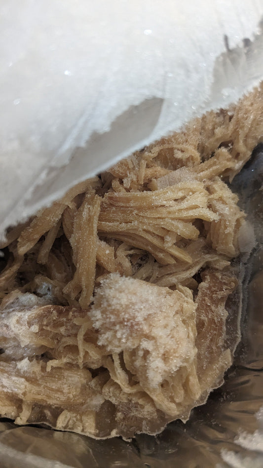 2 lbs Smoked, pulled or shredded chicken priced per pound for takeNbake