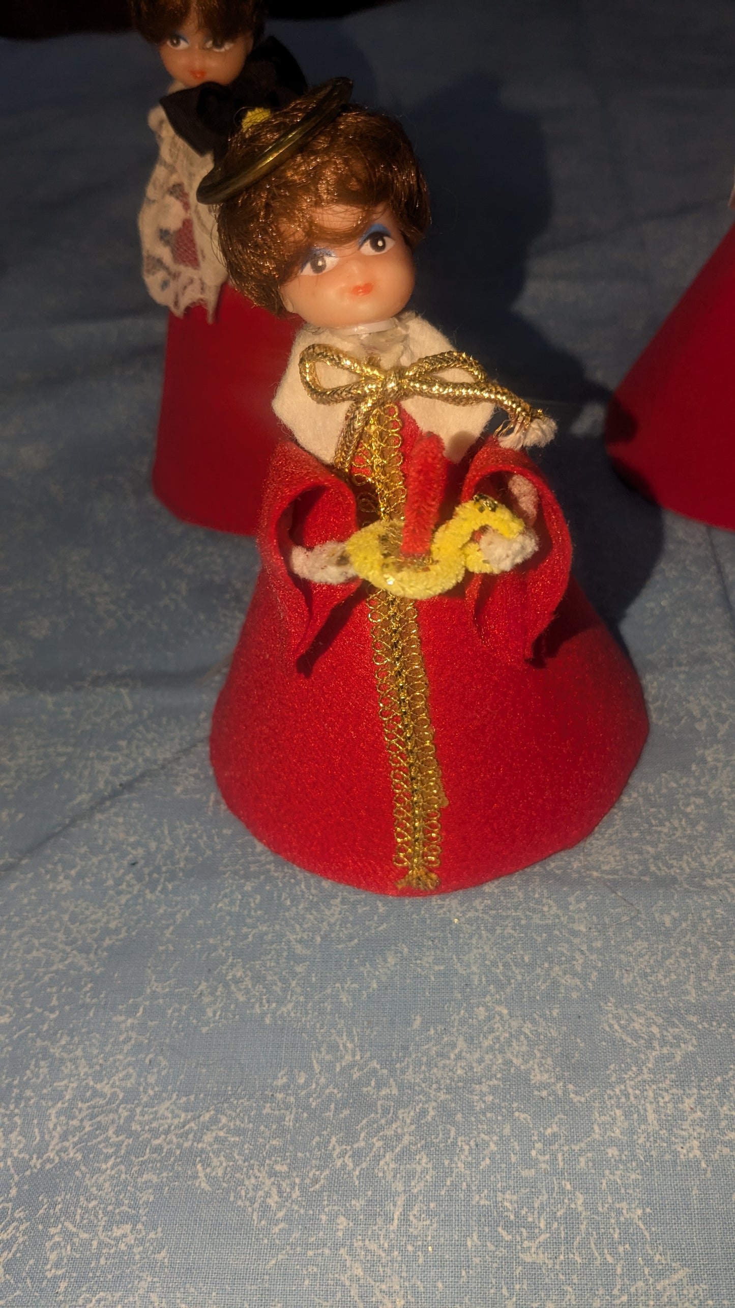 Vintage carolers cardboard bases