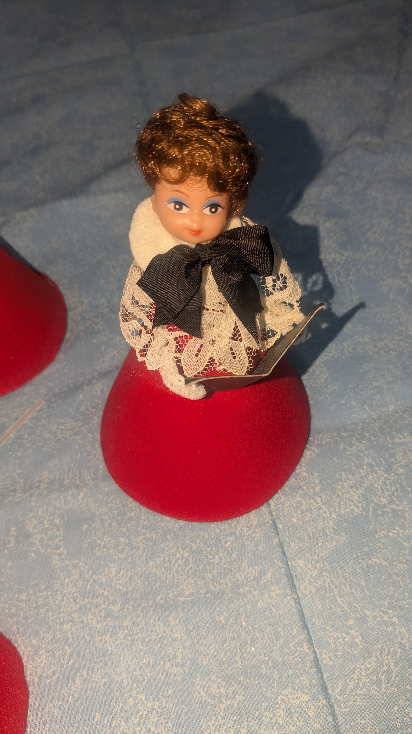 Vintage carolers cardboard bases