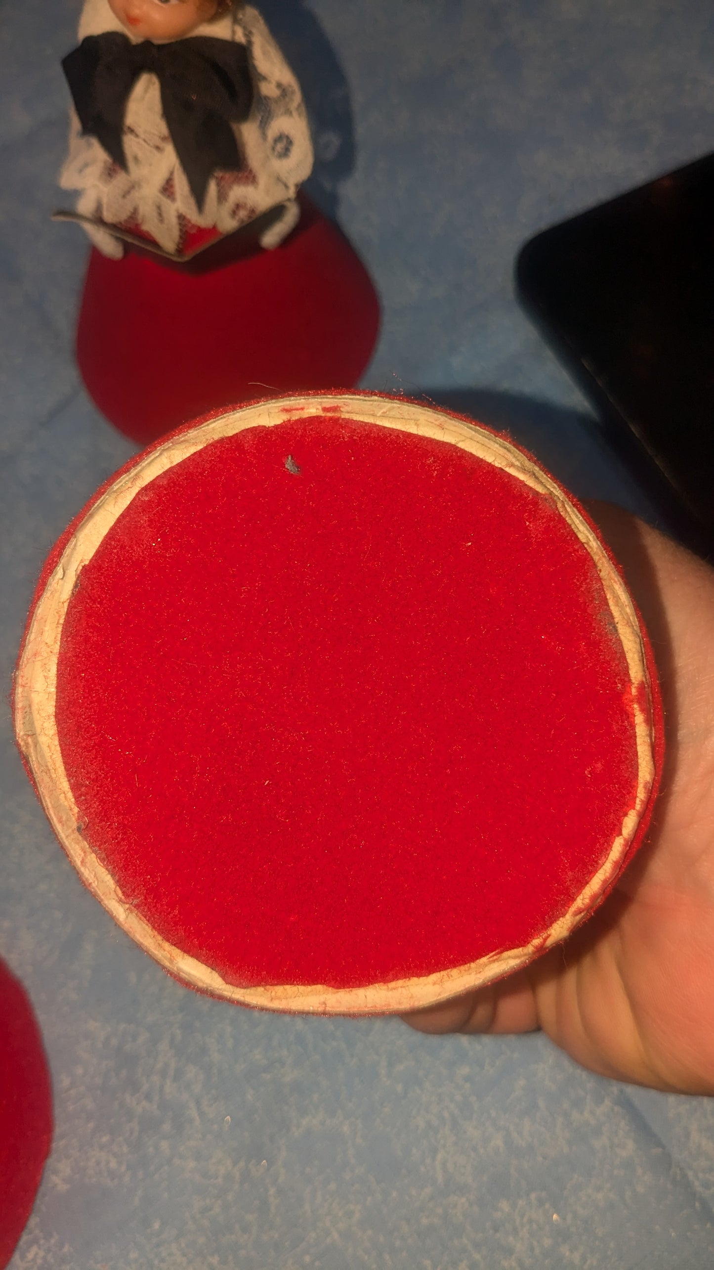 Vintage carolers cardboard bases