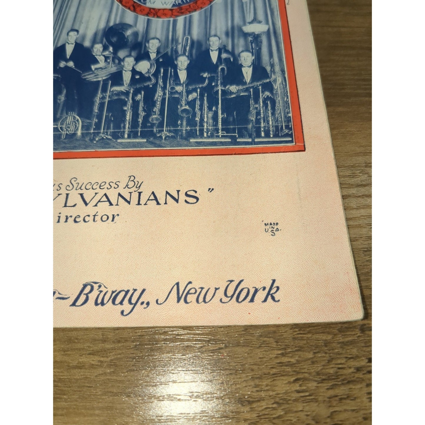 Dreary Weather: Univ of Penn. Fox Trot - 1924 sheet music - Fred & Tom Waring