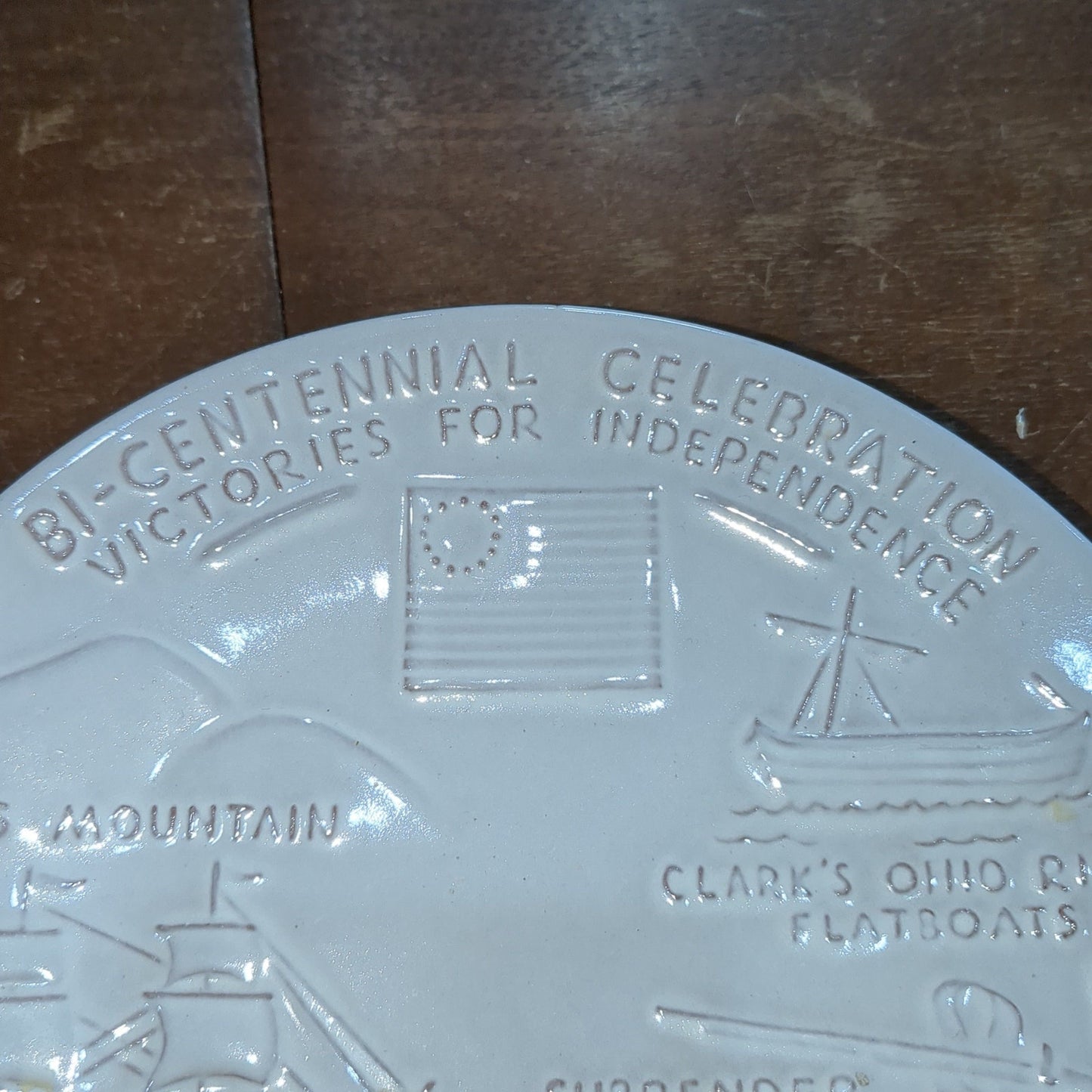 Frankoma 1975 bi-centennial plate