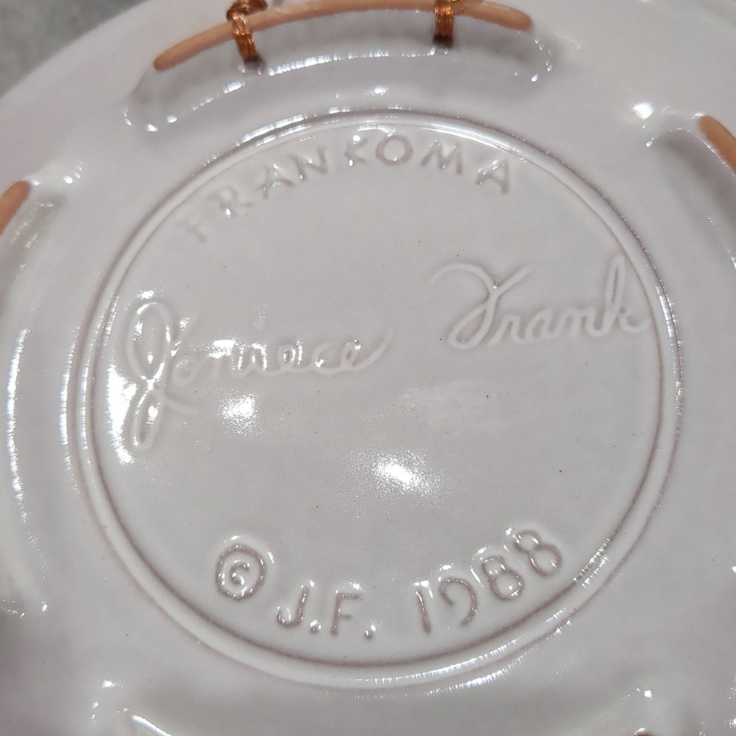 vintage Frankoma plate 1988 The Guiding Light