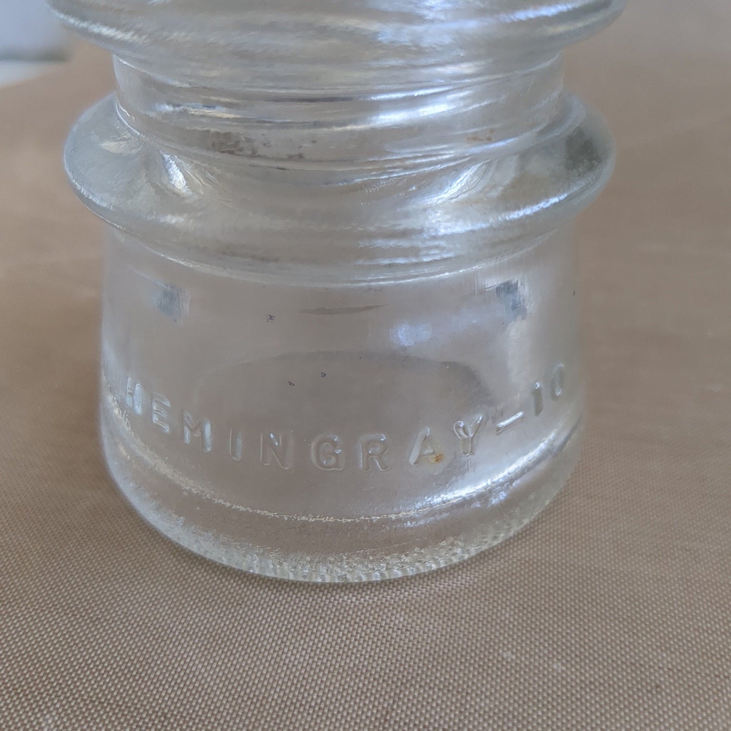 Vintage Hemingray 10 Glass Insulator 40-42 Made in U.S.A. H6-10