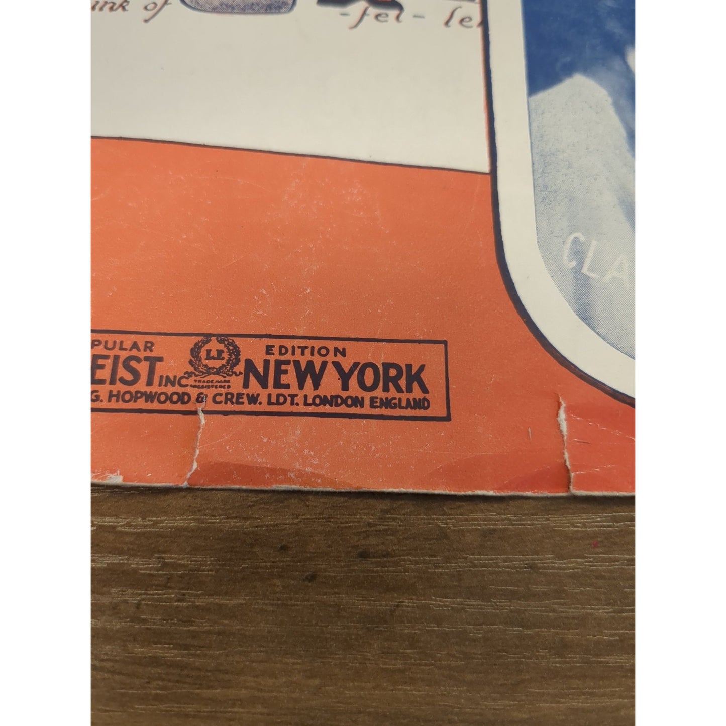 It's Not Your Nationality (It's Simply You) - 1916 large sheet music