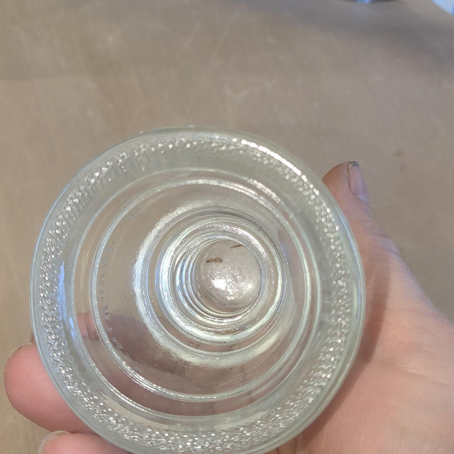 Vintage Clear glass Hemingray #16 insulator h6-16