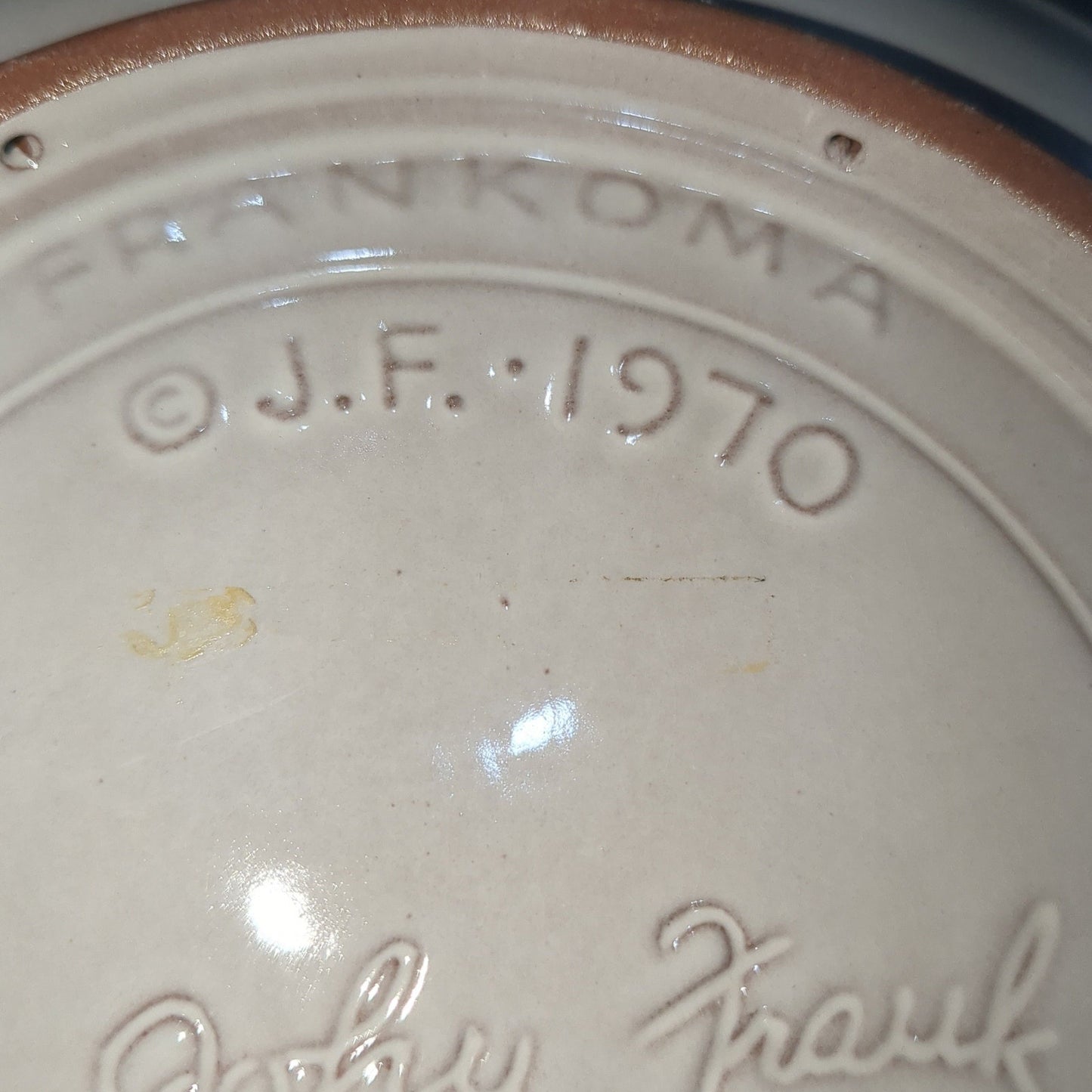 vintage Frankoma plate 1970 king of kings