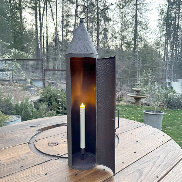 Oversized Rustic Chimney Floor Lantern NOT AVAILABLE AT MINDEN LOCATION