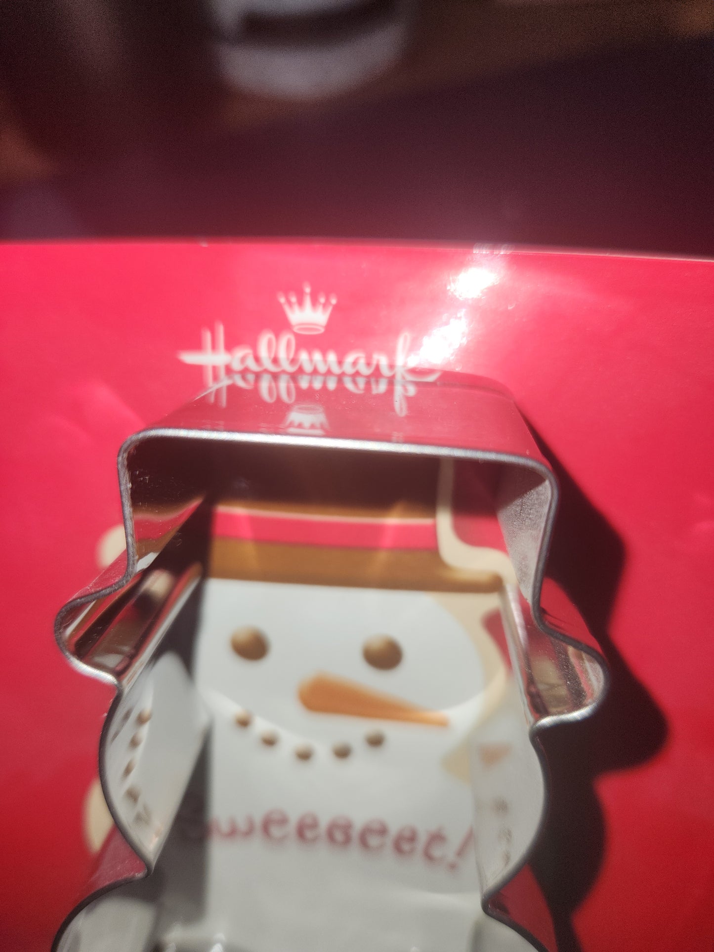 Hallmark Snowman & Heart Jumbo Cookie Cutter Set NEW ccs7