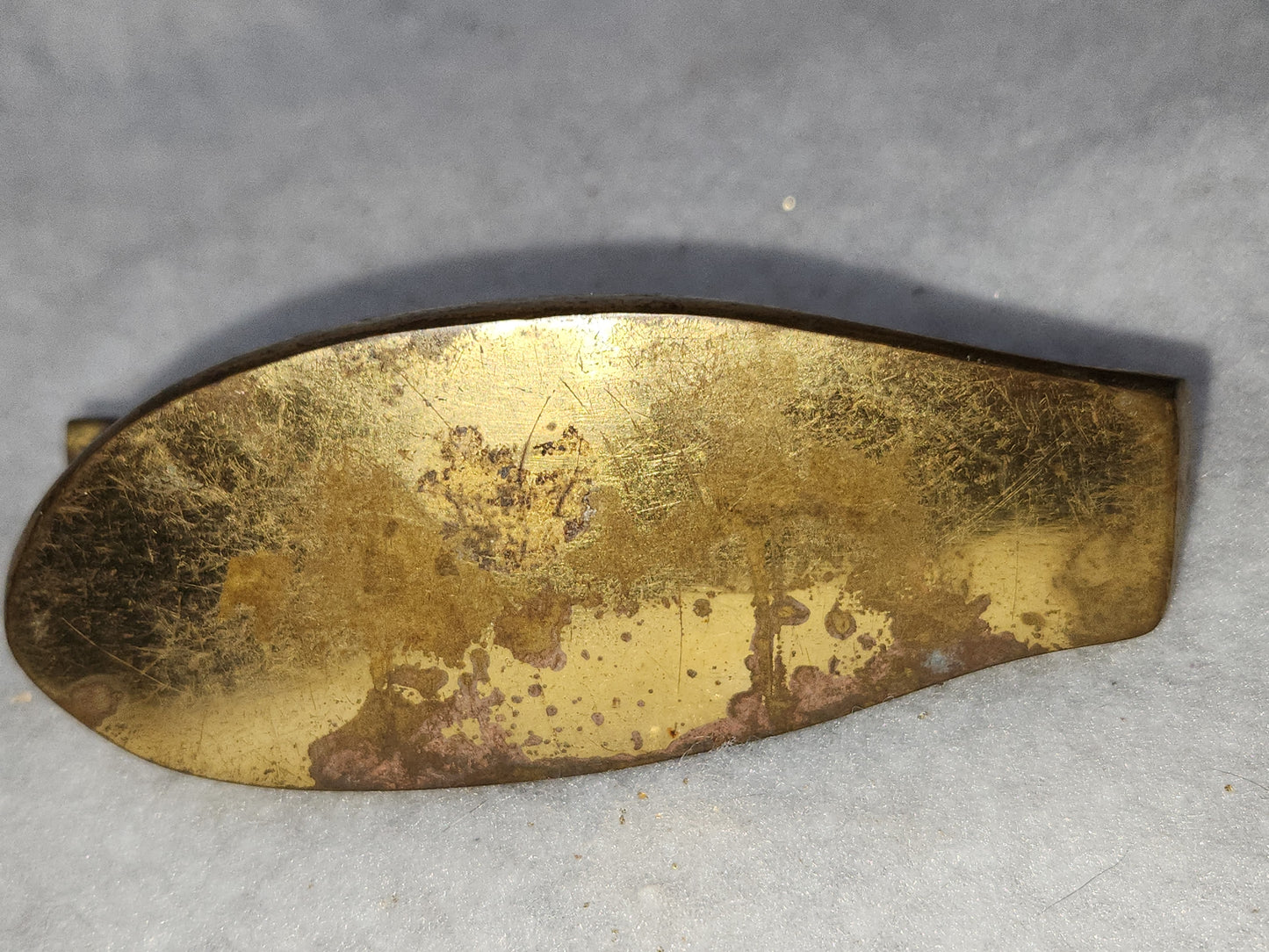 Vintage Brass Swimming Duck br98