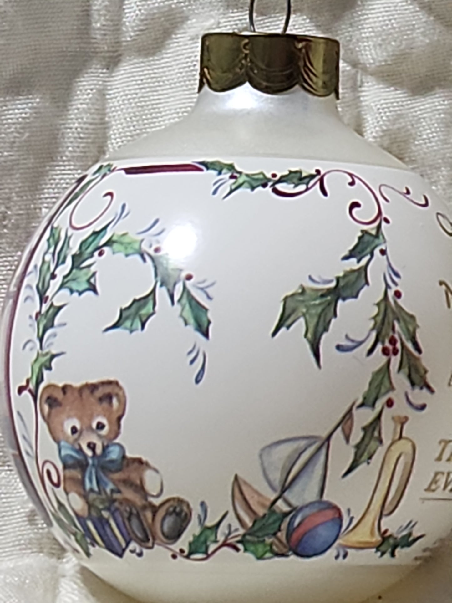 Vintage Hallmark Keepsake Ornament 1994 Norman Rockwell Art painting of "Bottom Drawer"