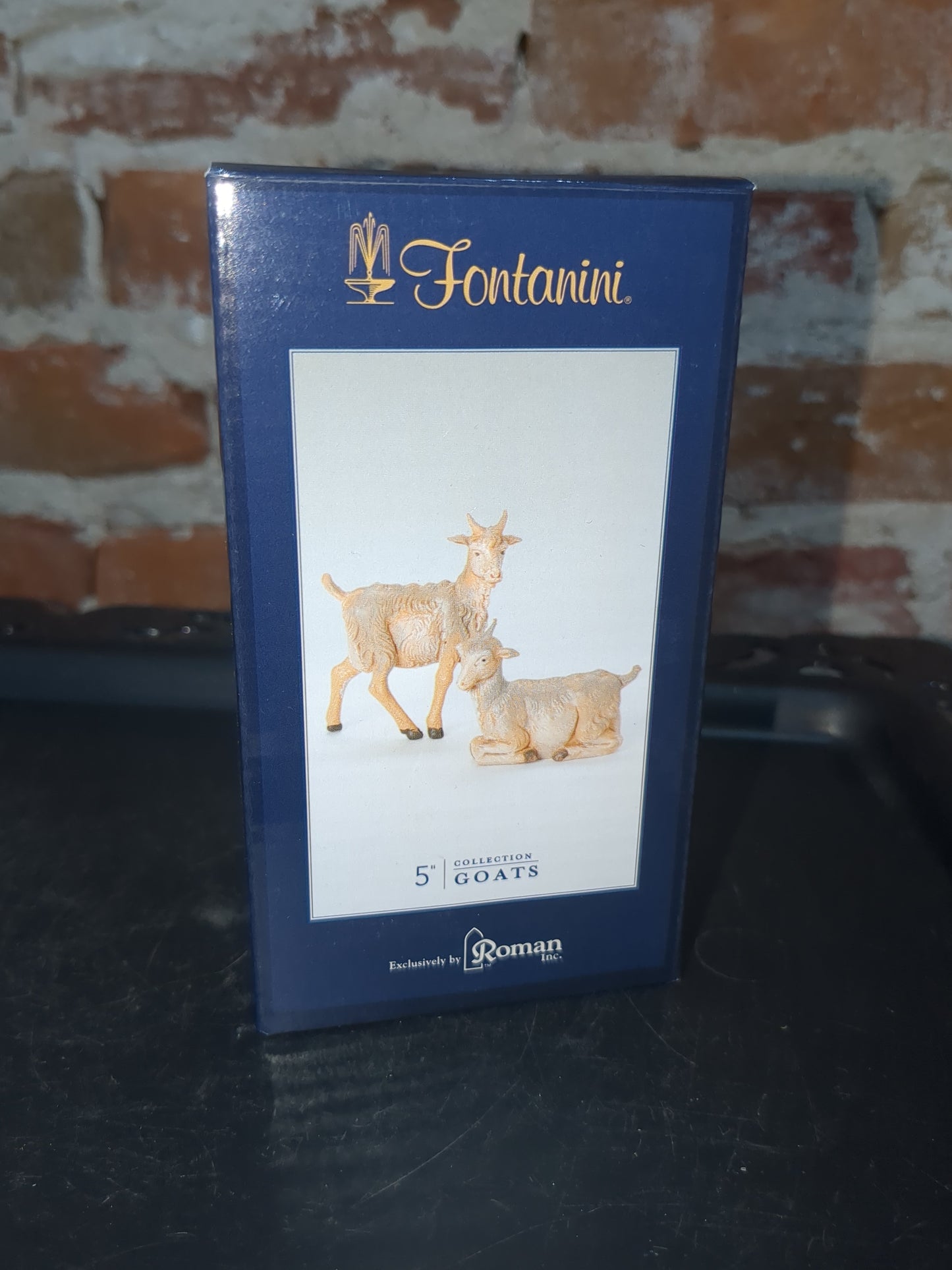 Vintage Fontanini 5" centennial collection nativity made in Italy Jesus Mary Joseph, wise men, camel, goat, sheep, Angel, John, Josiah, Naamah, stable fn79