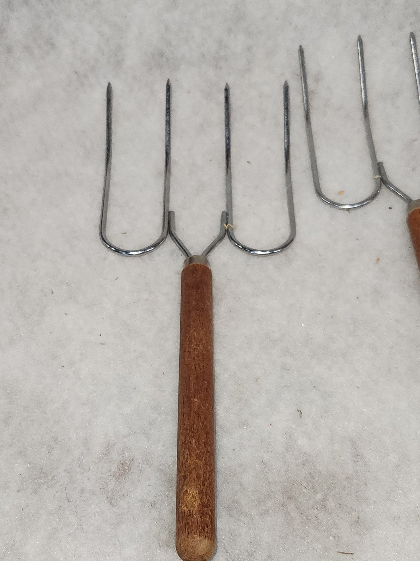 Vintage Primitive Serving Forks Turkey forks Servers for6