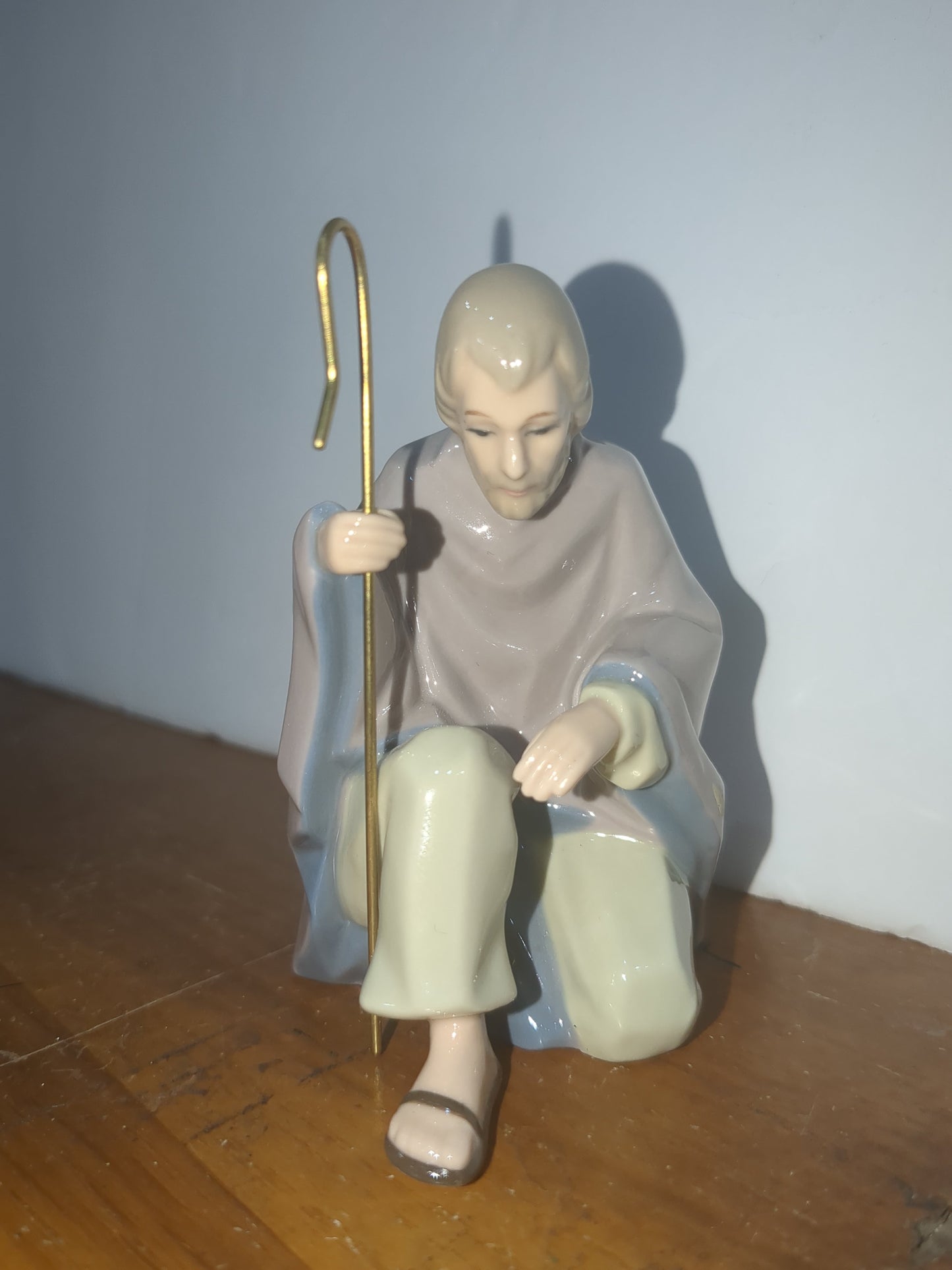 Vintage replacement piece for Hallmark ceramic 11 piece nativity set. Joseph