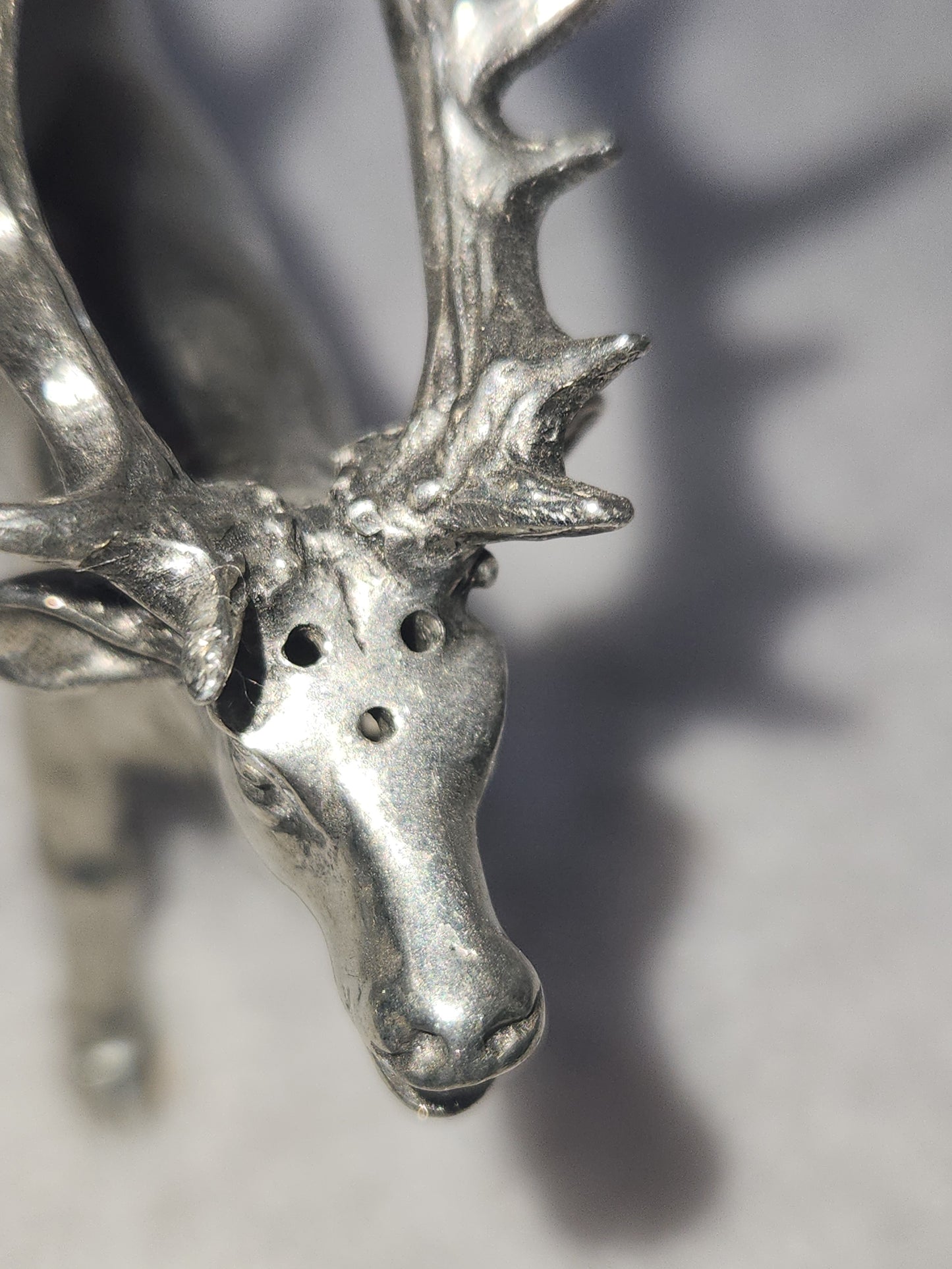 Vagabond Pewter deer salt and pepper set reindeer elk deer sps13