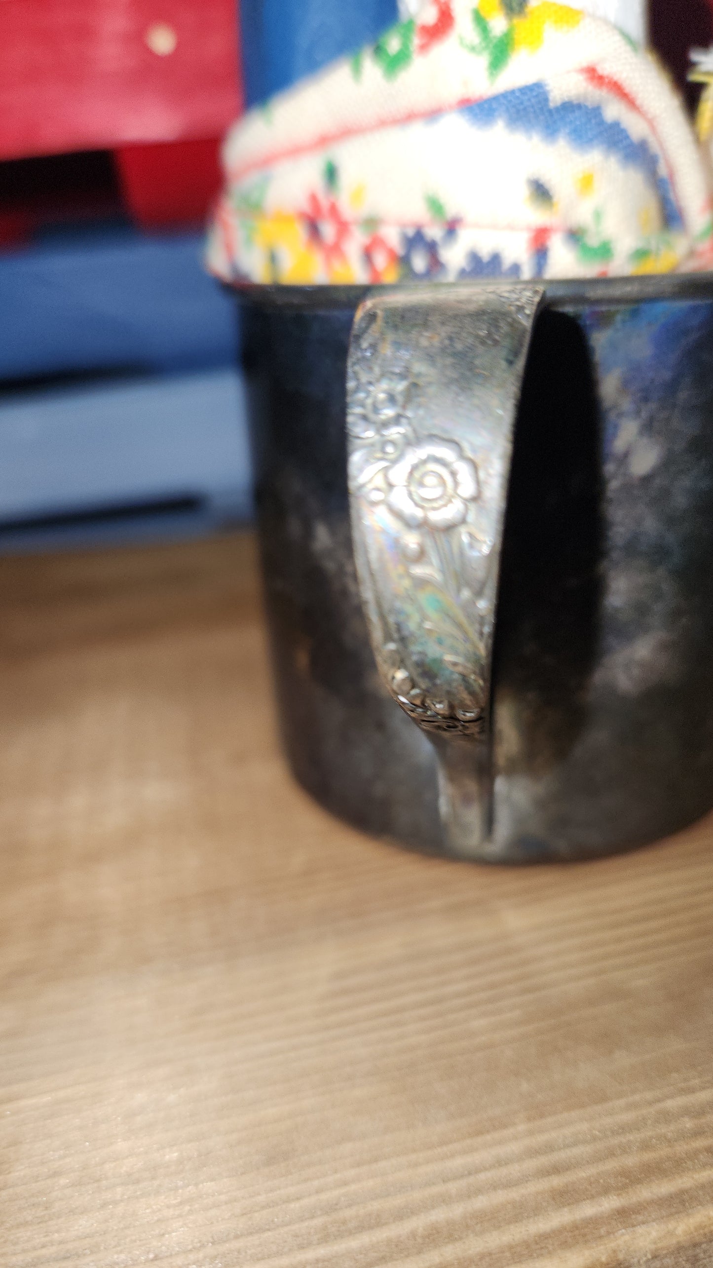 Antique silver baby cup ss120