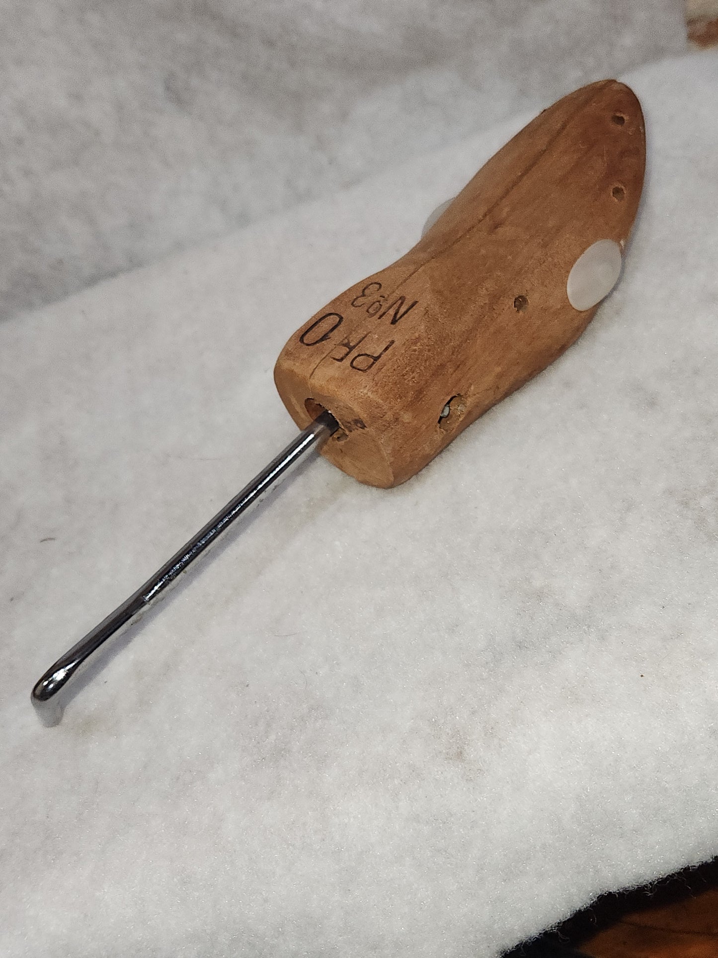 Vintage Wood and Steel Twist Handle Shoe Stretcher wss7