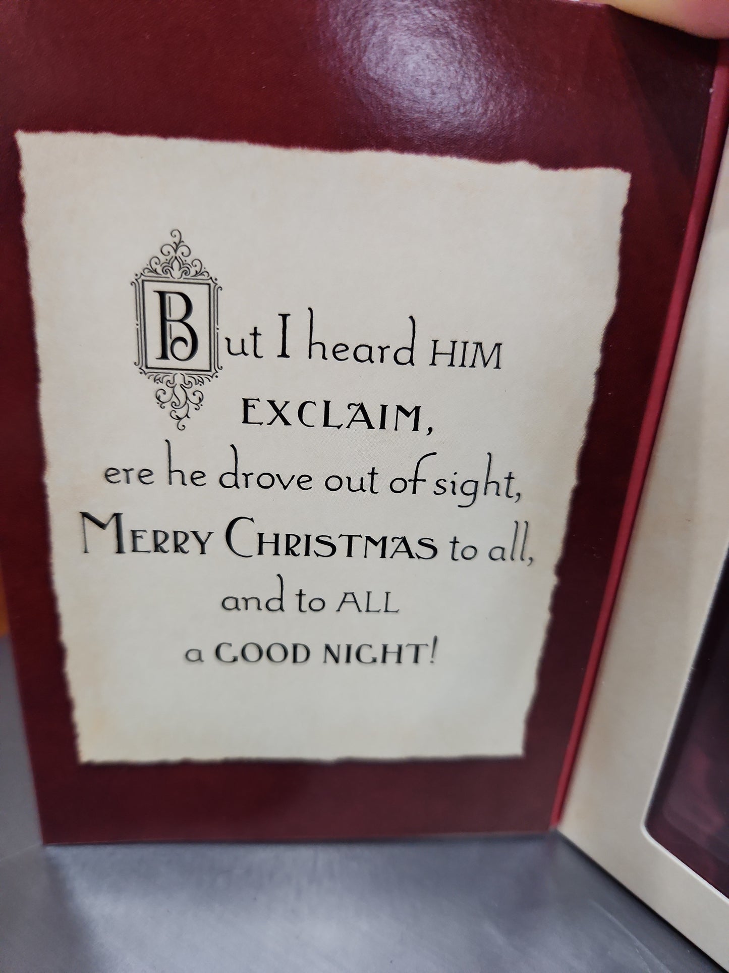 Hallmark Keepsake Ornament 2001 Twas the Night Before Christmas Santa Claus ho801