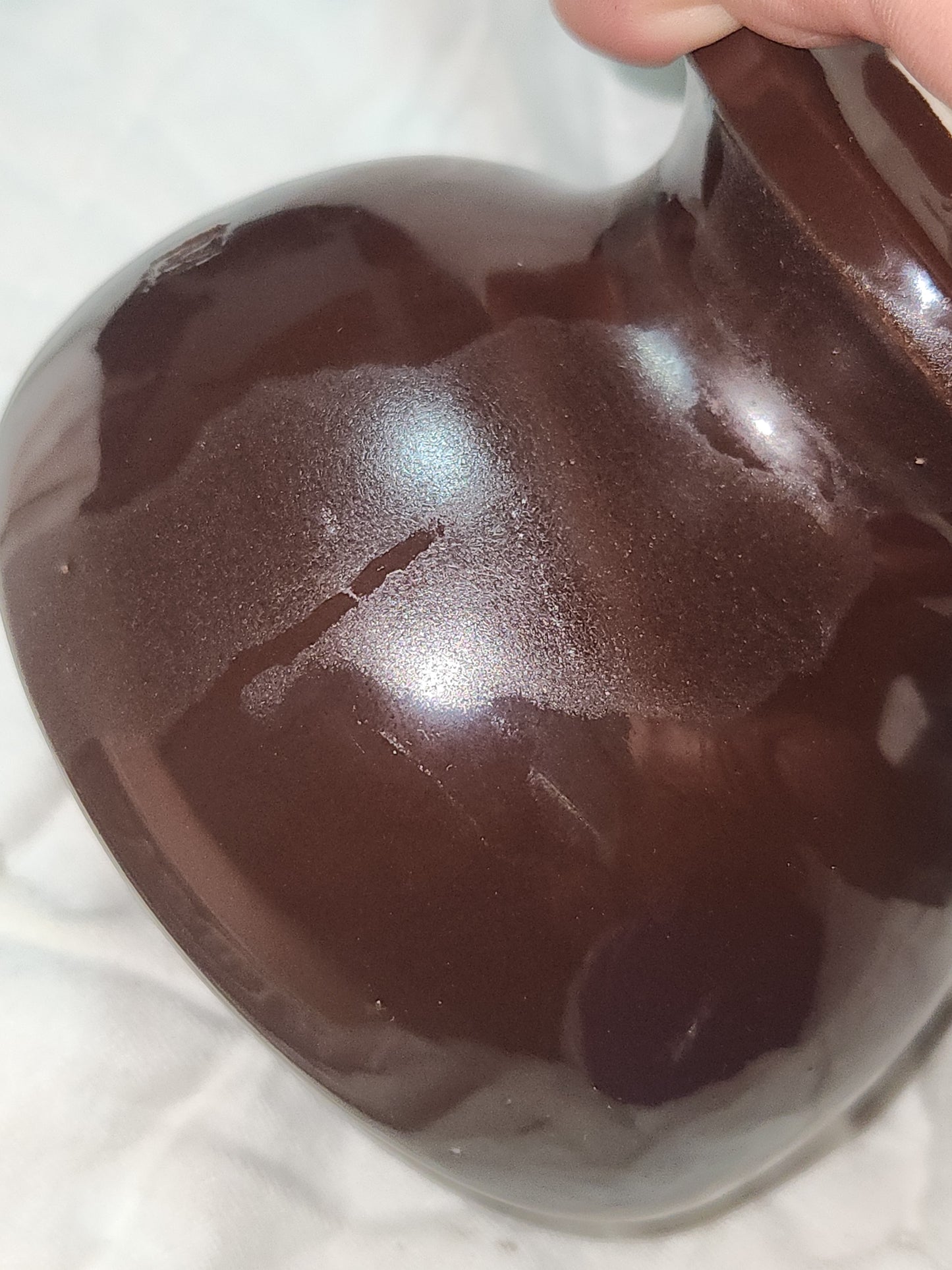 Vintage Victor Insulators Inc. Large Brown Drip Glaze High Voltage Ceramic Insulator insv1