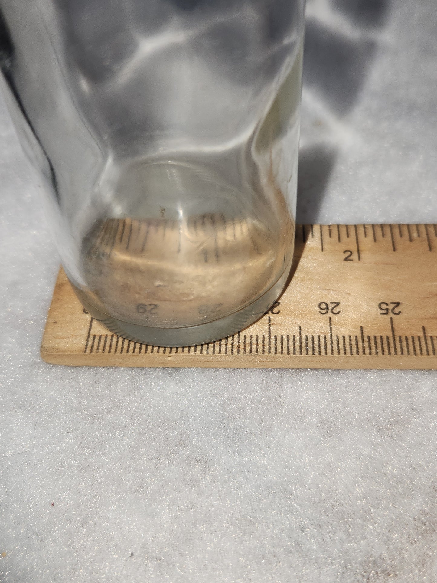 Clear Glass Spice Jar Apothecary Style bottle with glass Stopper with a Plastic Seal g134