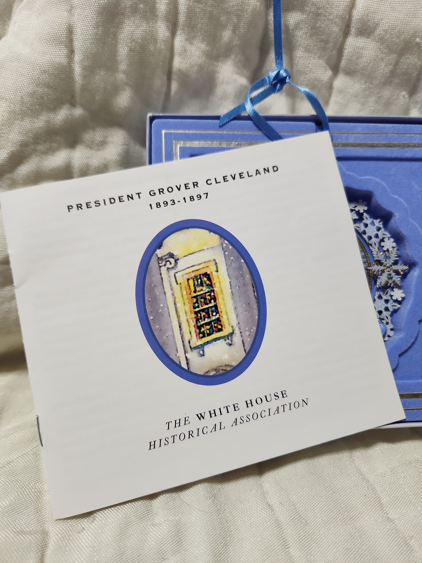 The White House Historical Association Collectible Christmas Ornament 2009 President Grover Cleveland wh09