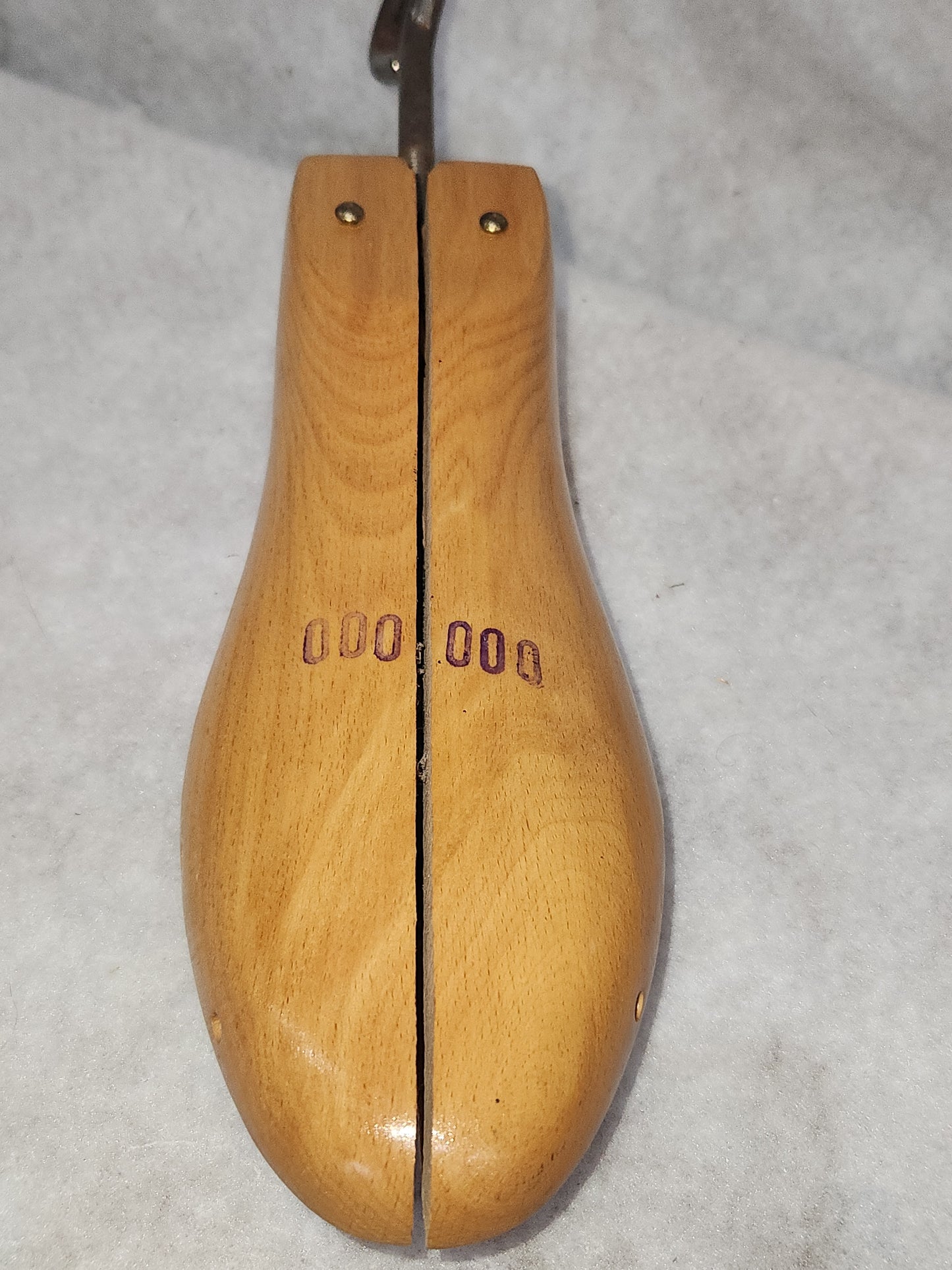 Vintage Wood and Steel Twist Handle Shoe Stretcher Yugoslavia wss6