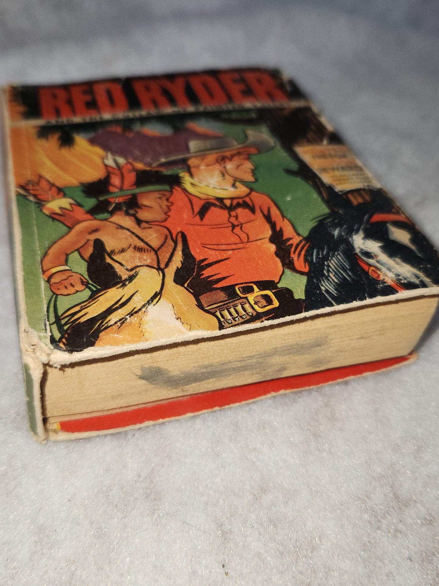 Vintage Big Little Book Better Little Book Red Ryder and the Outlaw of Painted Valley missing pages for decor