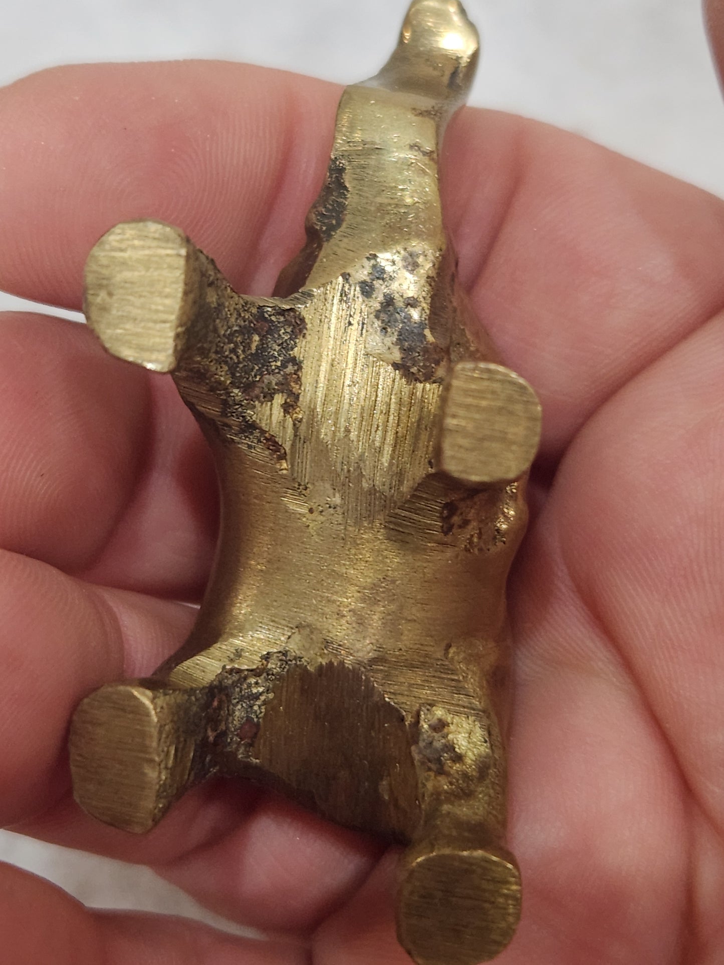Miniature brass elephant br88