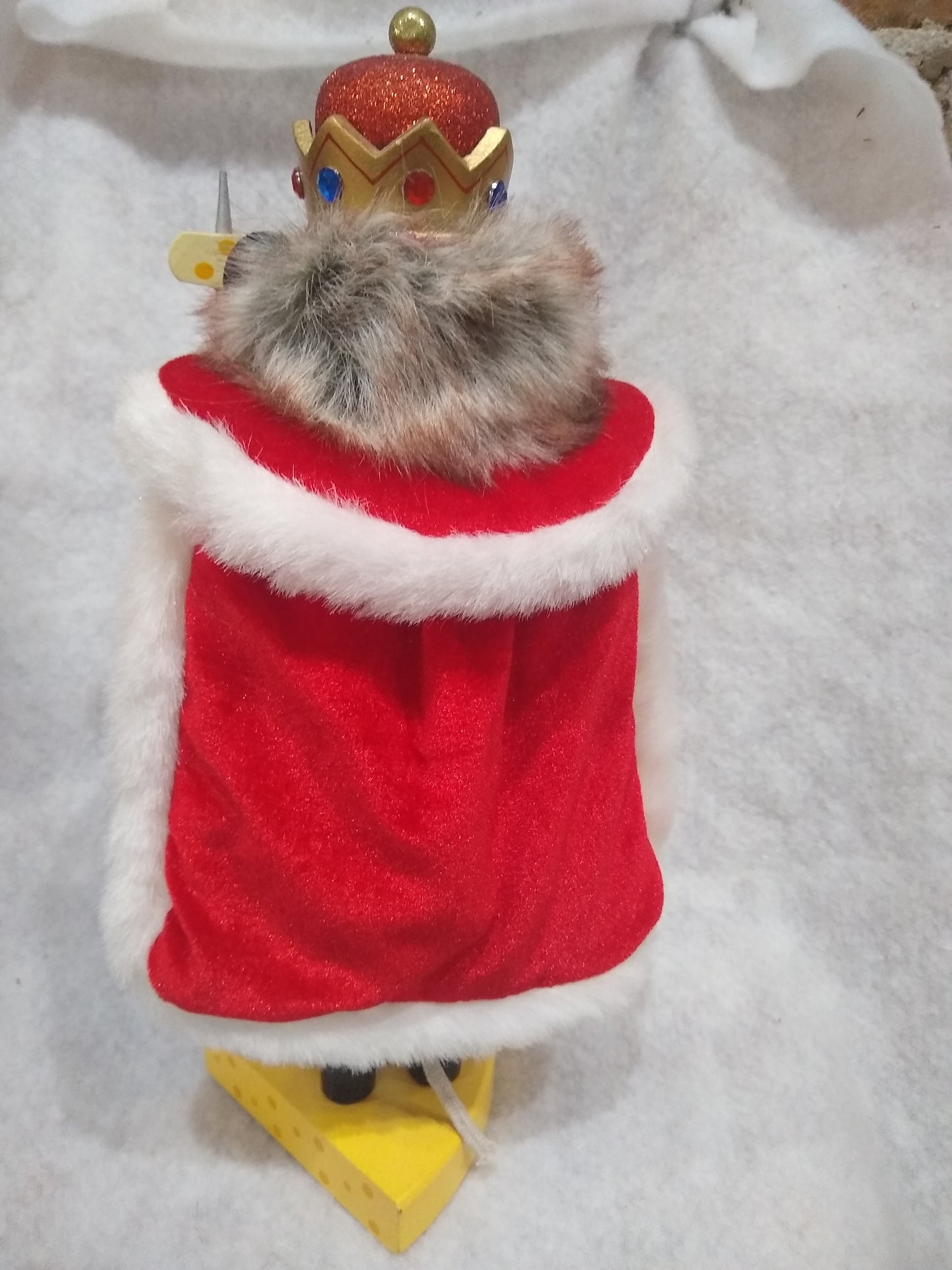 Wooden Christmas Nutcracker, 14 1/2" King of Mice Nutcracker ballet nut876