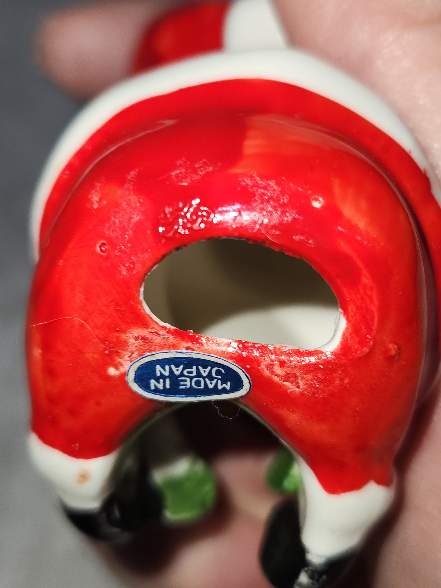 Vintage Santa Candle sitter Made In Japan 3" sn66