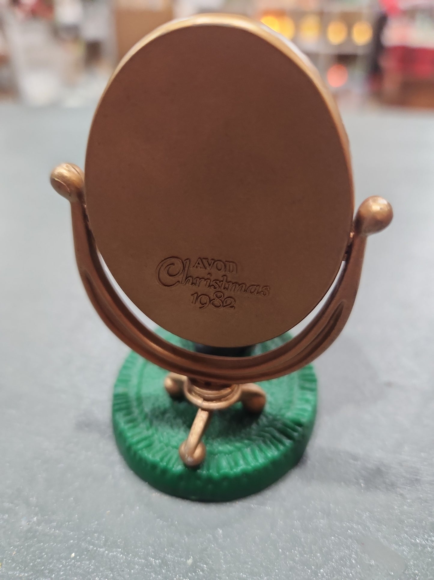 Vintage Avon Ornament Melvin P Merrymouse Christmas Mirror 1982 NO BOX av03