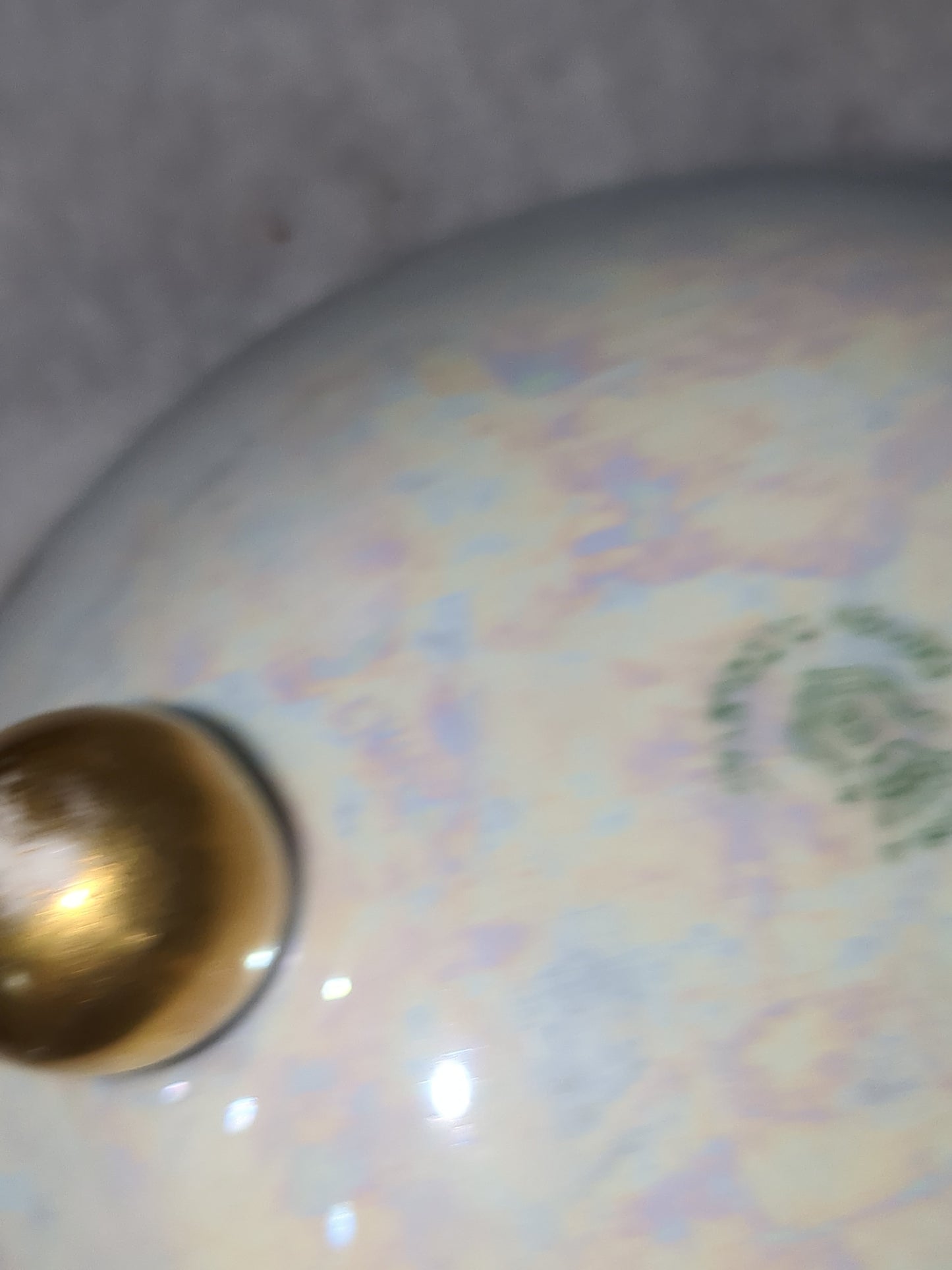 Antique Royal Rudolstadt Prussia iridescent gold trimmed gold butterfly gold footed bowl bwl54