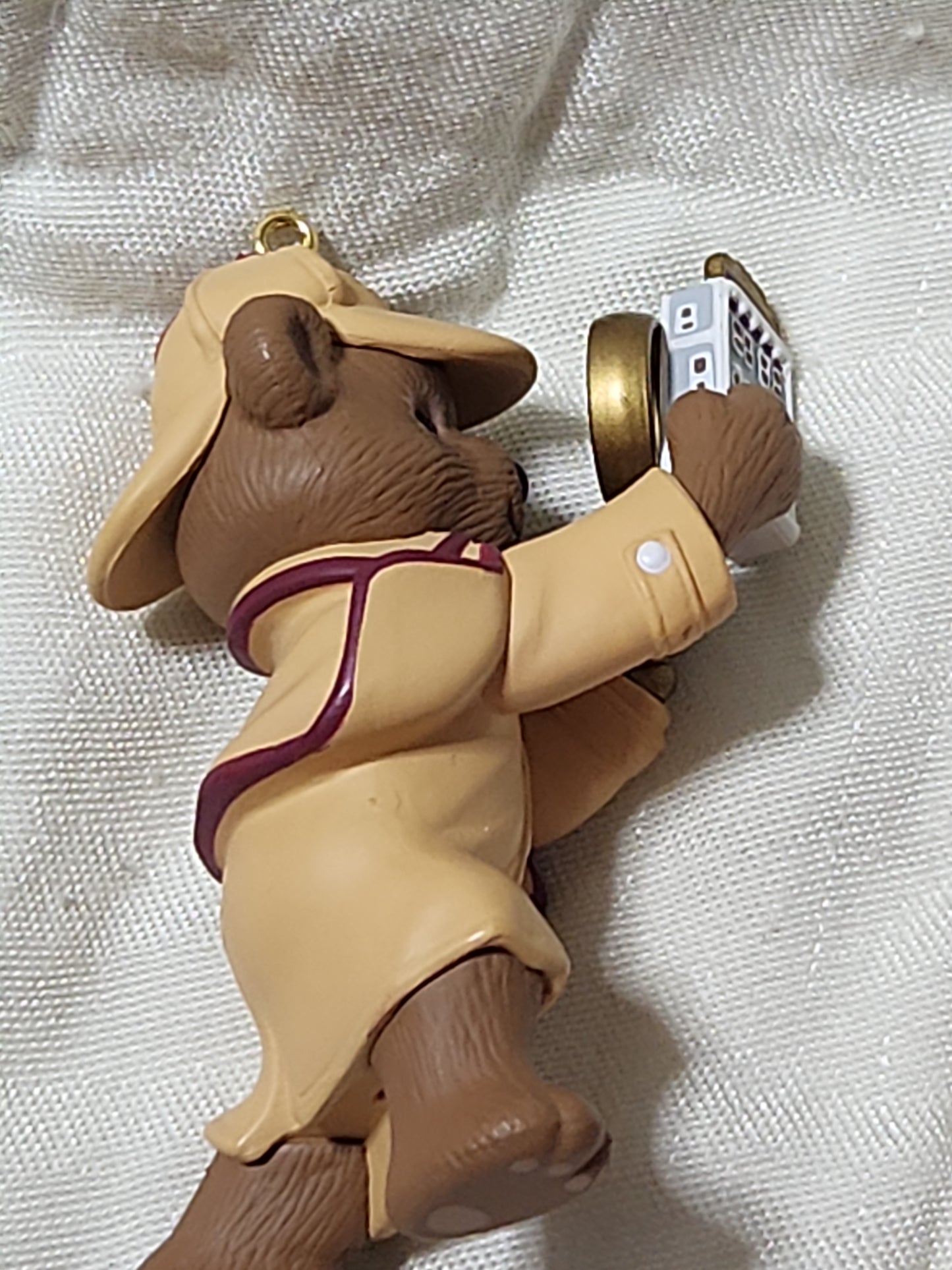 Vintage Hallmark Keepsake Collector's Club Ornament 1994 Holiday Pursuit Bear Detective