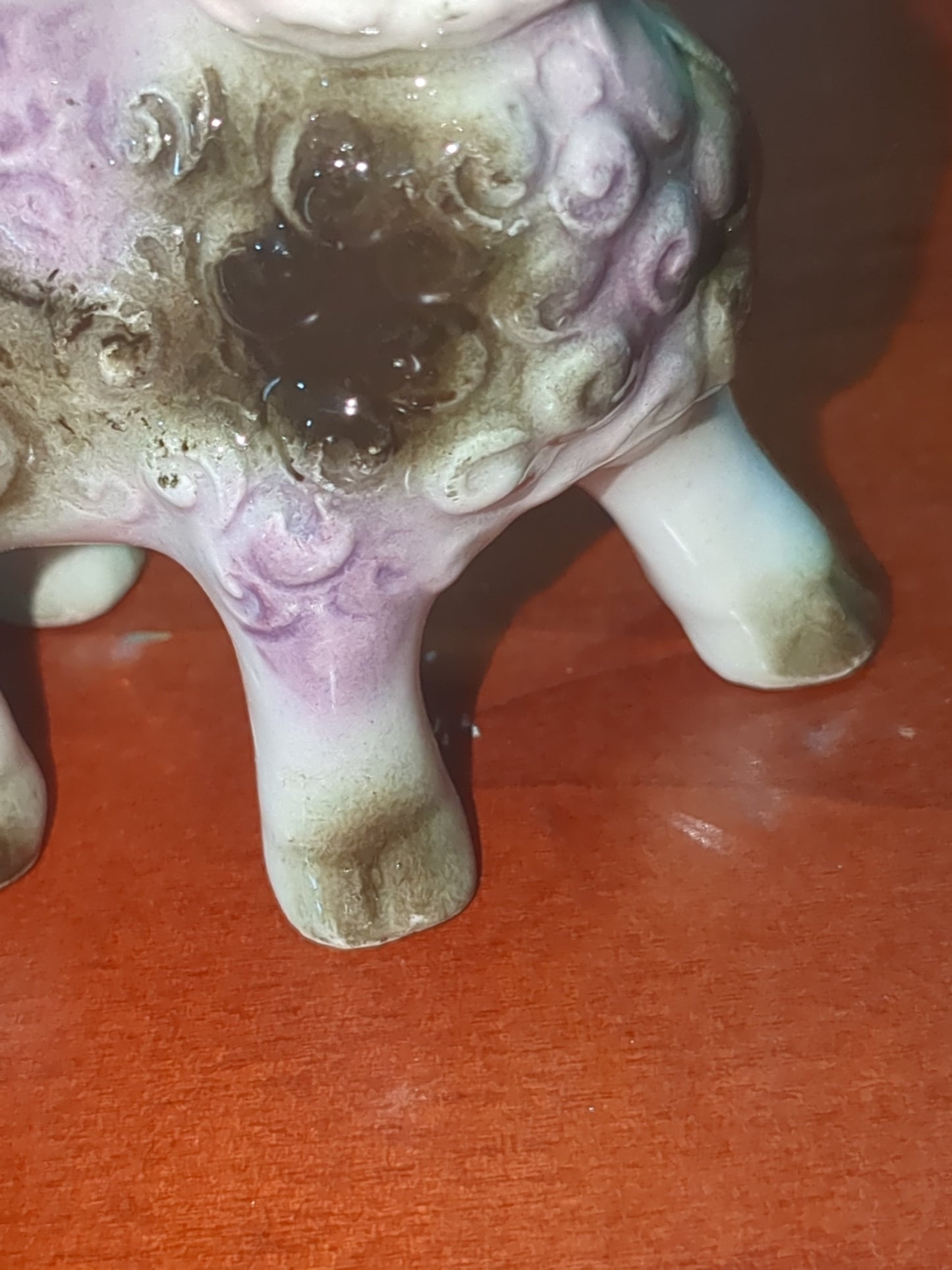 Hand painted porcelain Sheep lamb made in Japan fig2
