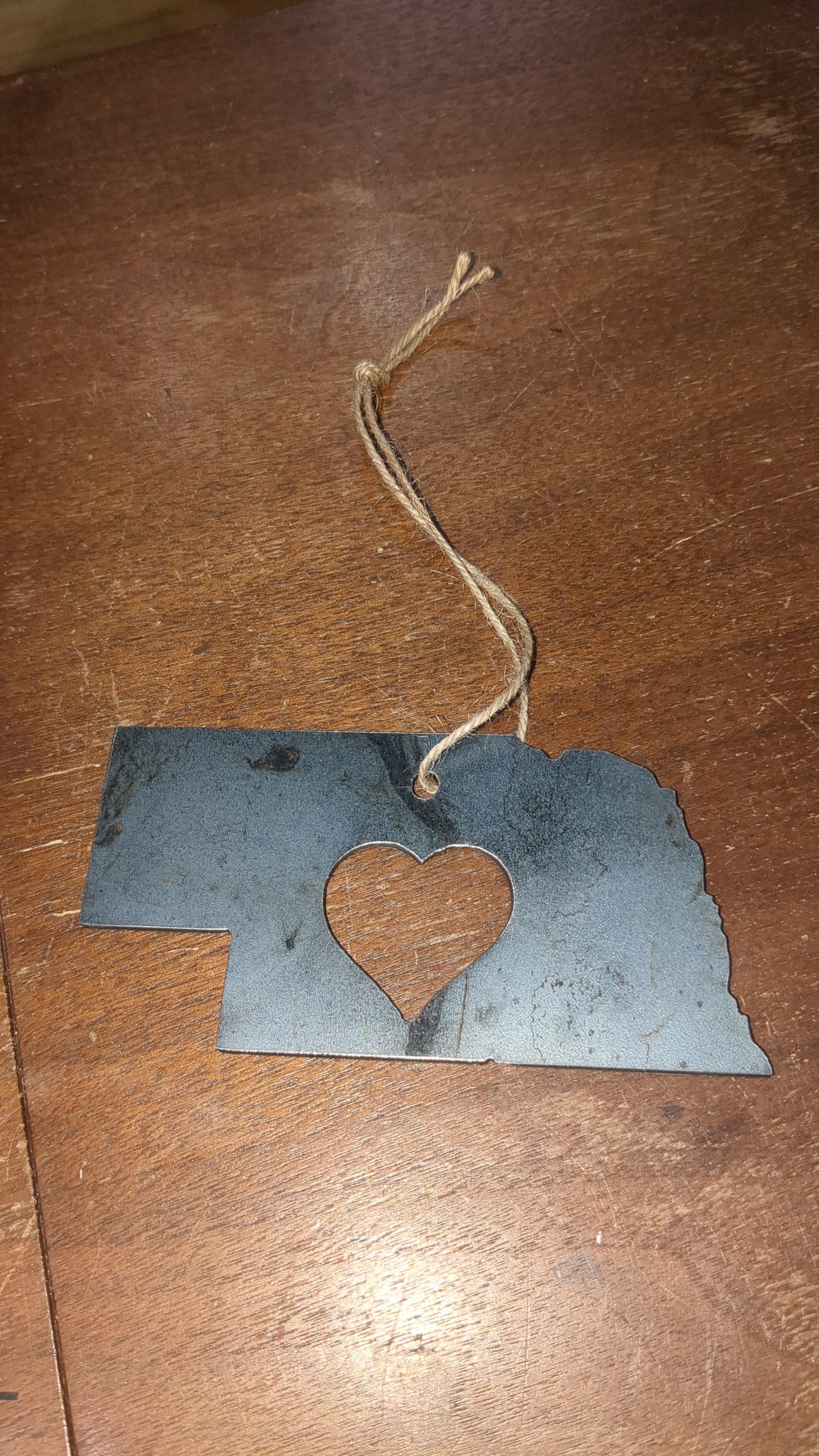 Metal State Ornaments: Nebraska