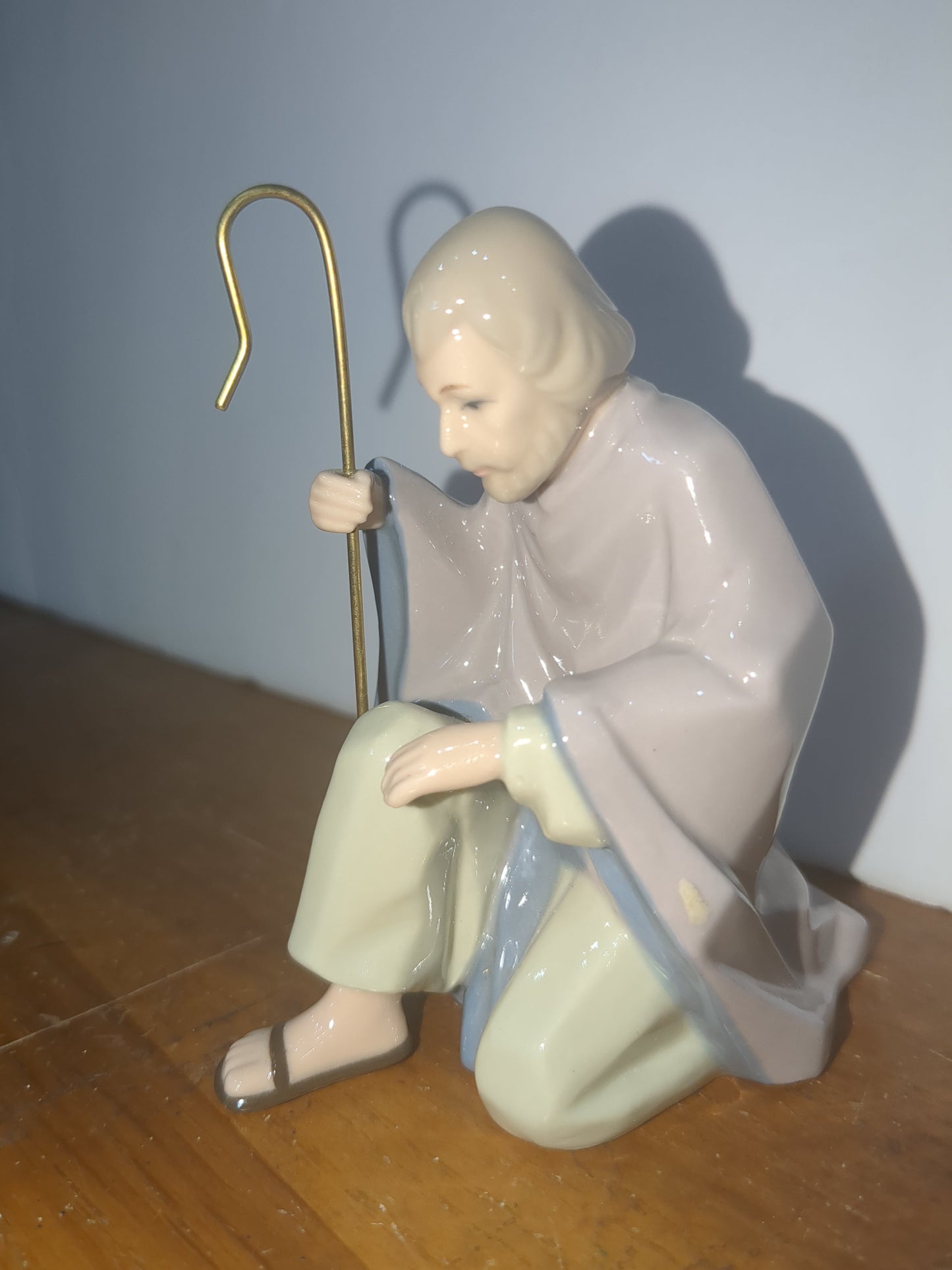 Vintage replacement piece for Hallmark ceramic 11 piece nativity set. Joseph