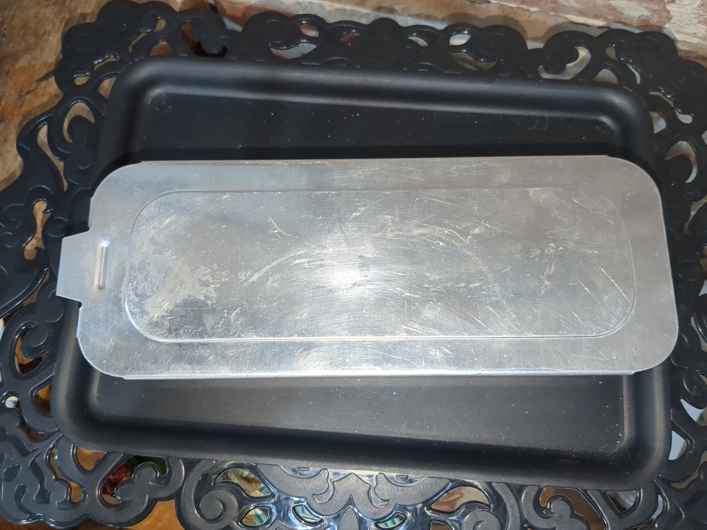 Vintage Mirror aluminum loaf bread cake pan alu118