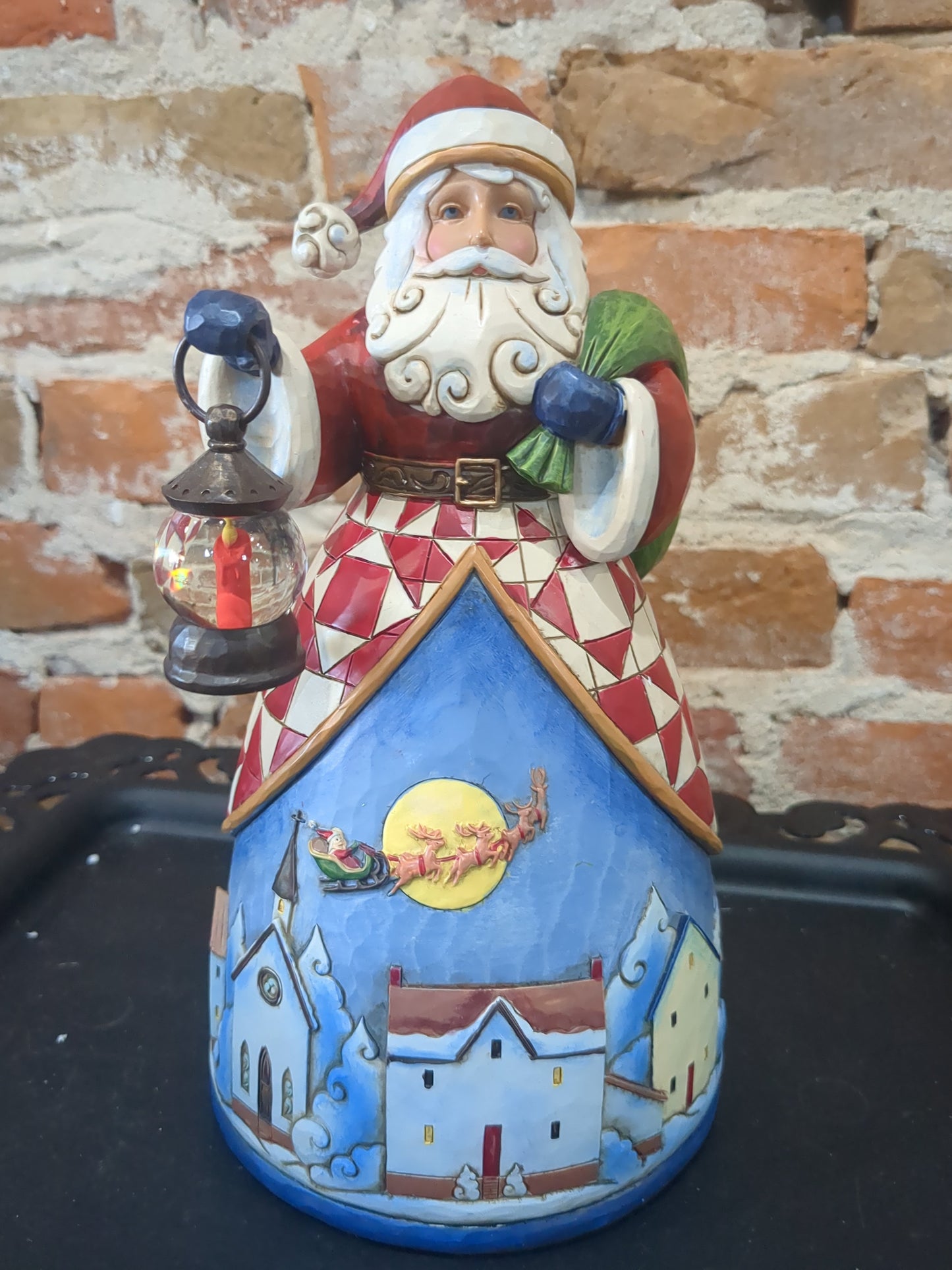 Jim Shore Heartwood Creek #4025489 And to all A Good Night Santa Village Scene