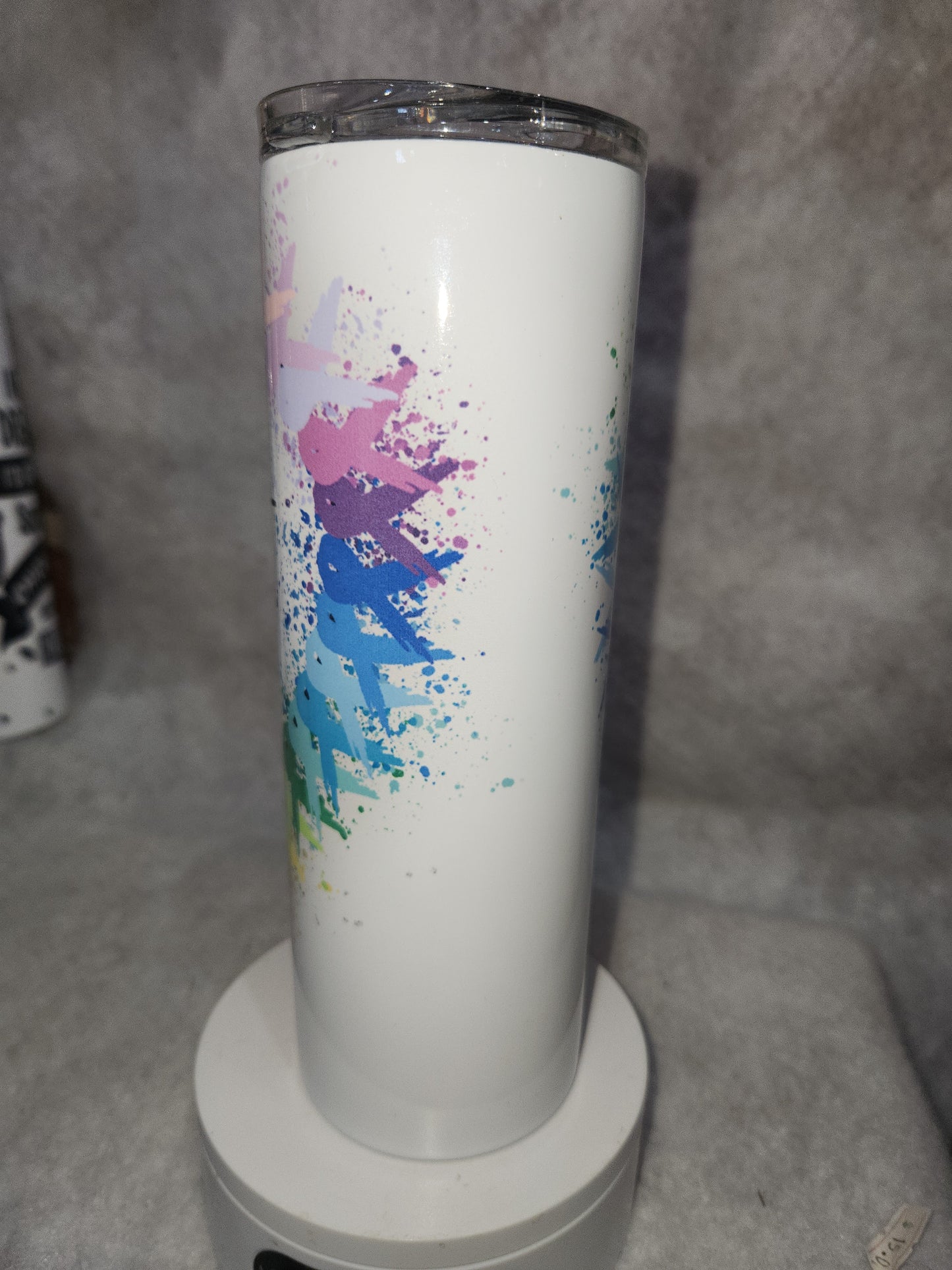 20 oz insulated Stainless Steel Tumbler Cancer Sucks With Cancer Ribbons tcs1